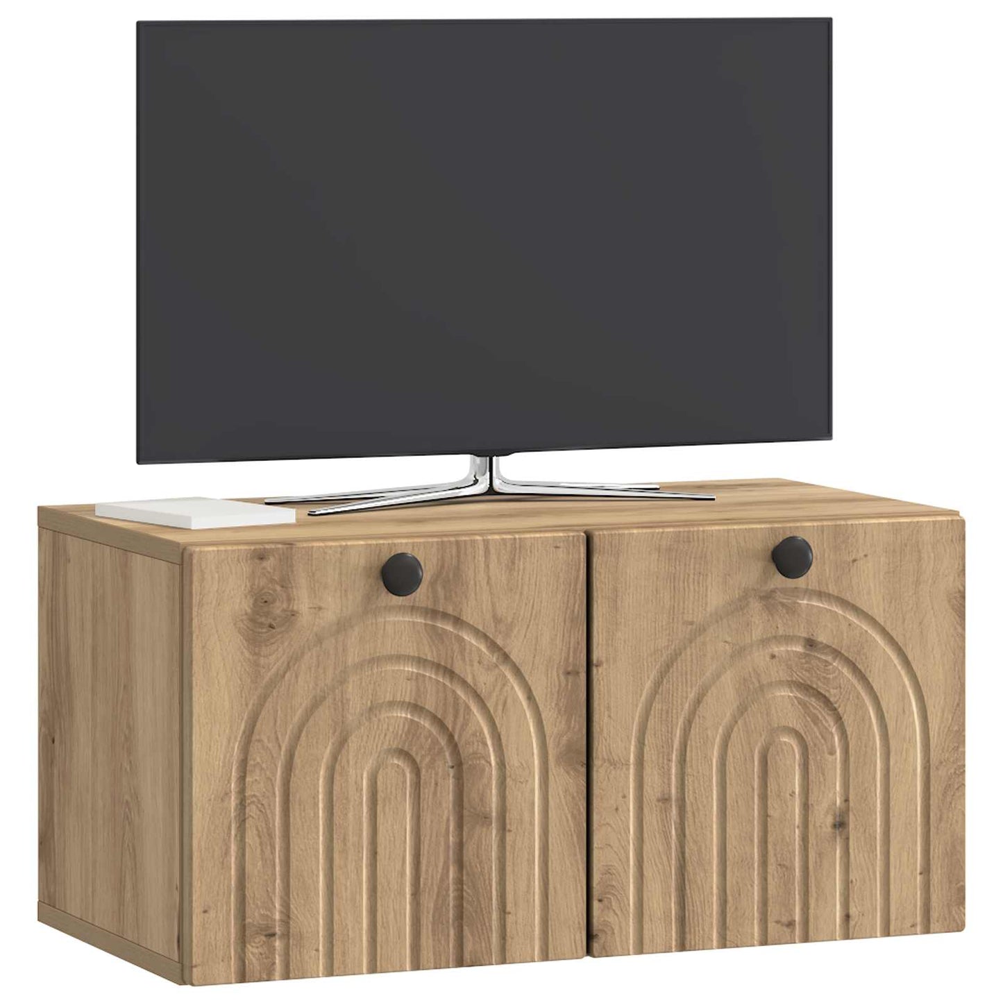 Wall-Mounted TV Cabinet 59.5 x 31 x 30 cm Artisan Oak