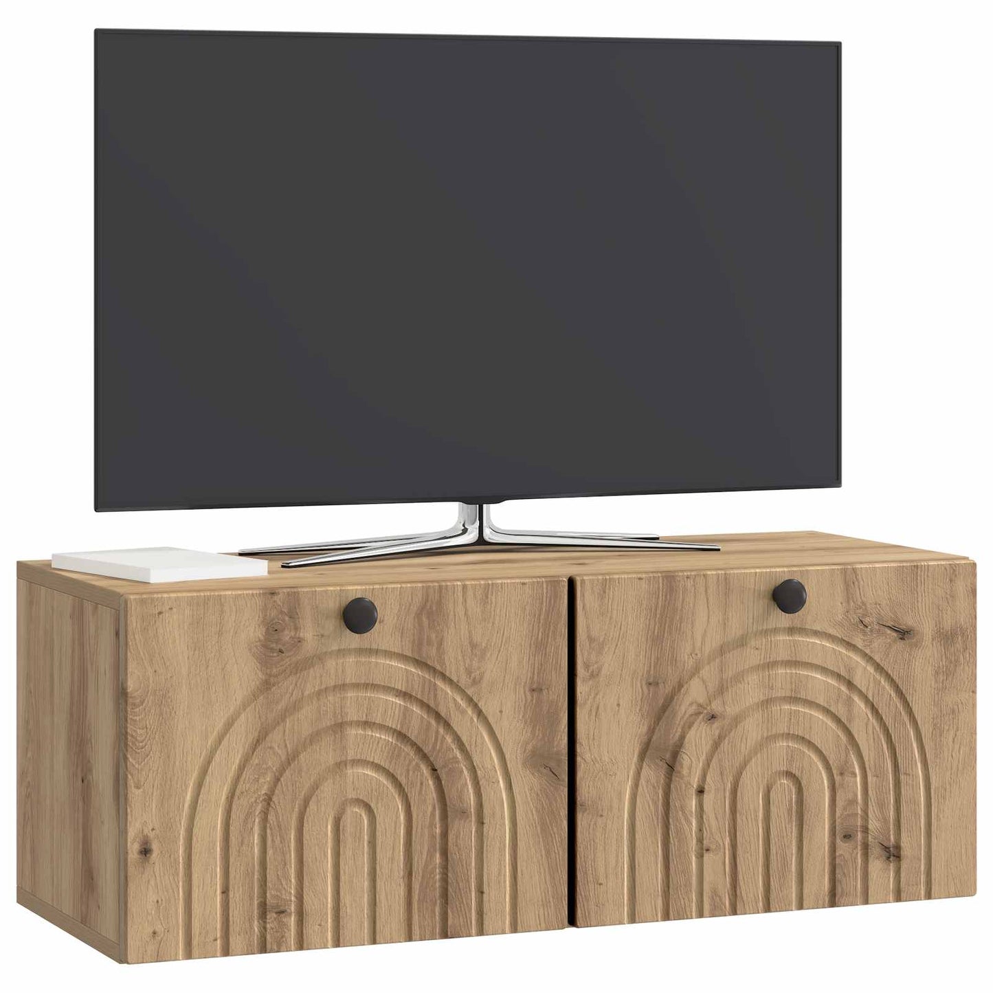 Wall-Mounted TV Cabinet 78.5 x 31 x 30 cm Artisan Oak