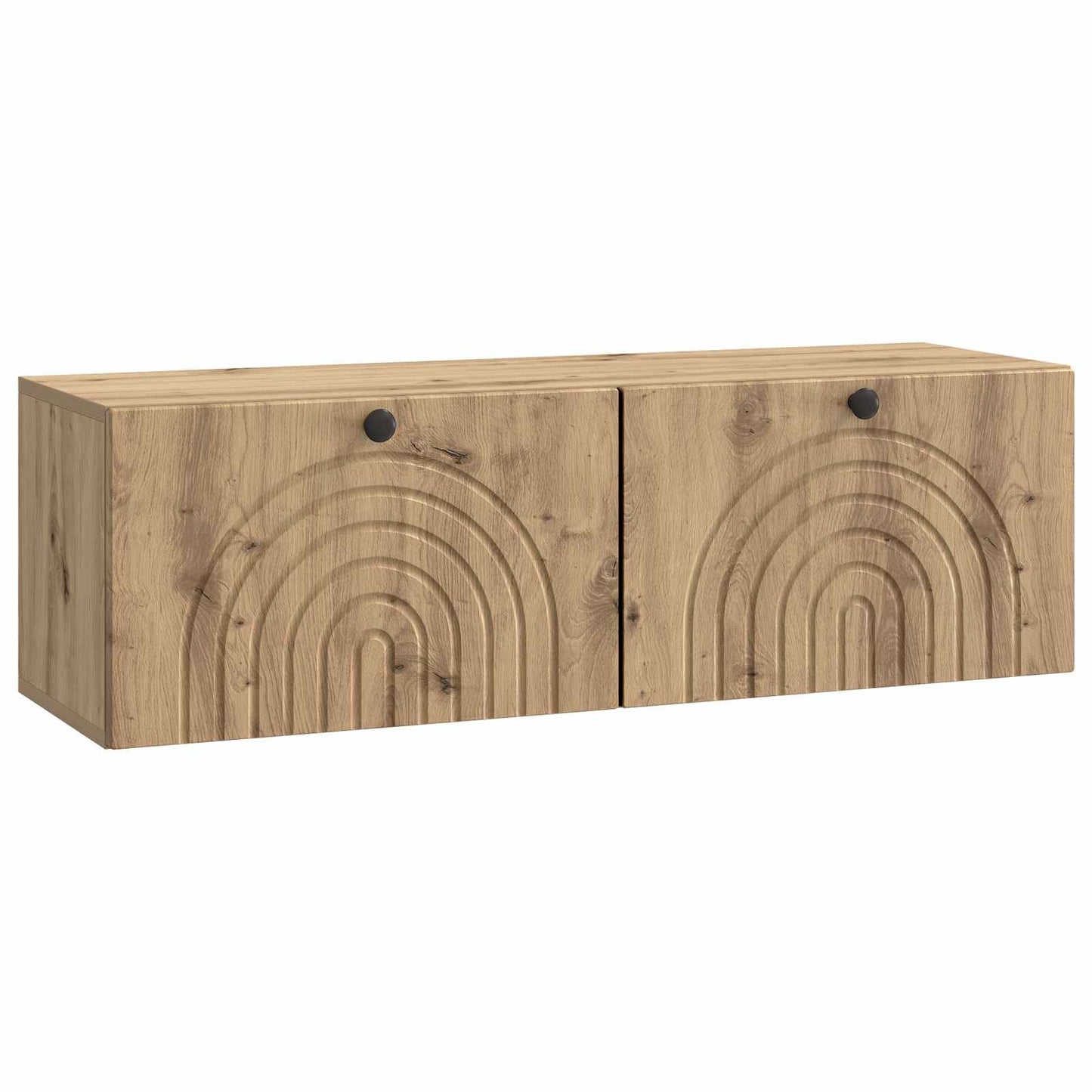 Wall-Mounted TV Cabinet 98 x 31 x 30 cm Artisan Oak