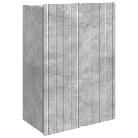 Wall-Mounted Cabinet Concrete Grey 66 x 34.5 x 92 cm