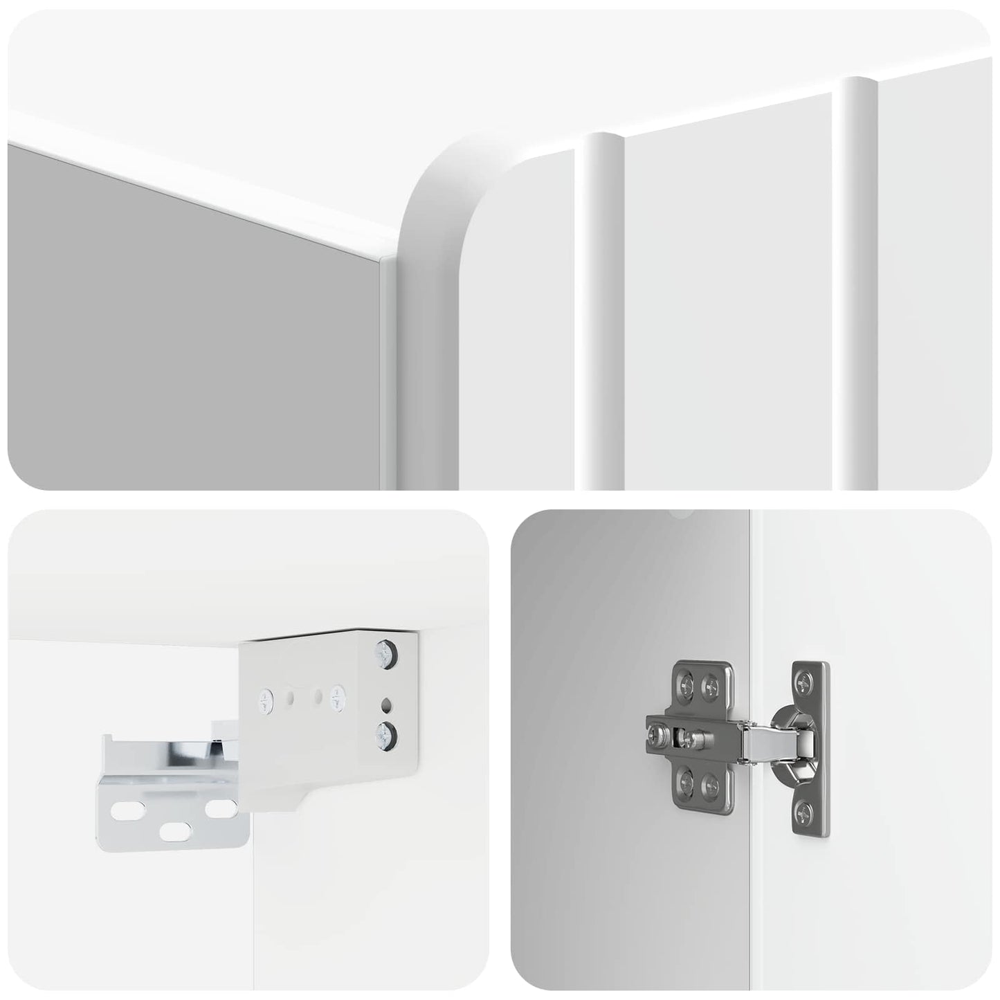 Wall-Mounted Cabinet High Gloss White 66 x 34.5 x 92 cm