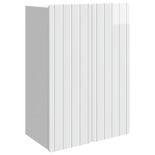Wall-Mounted Cabinet High Gloss White 66 x 34.5 x 92 cm