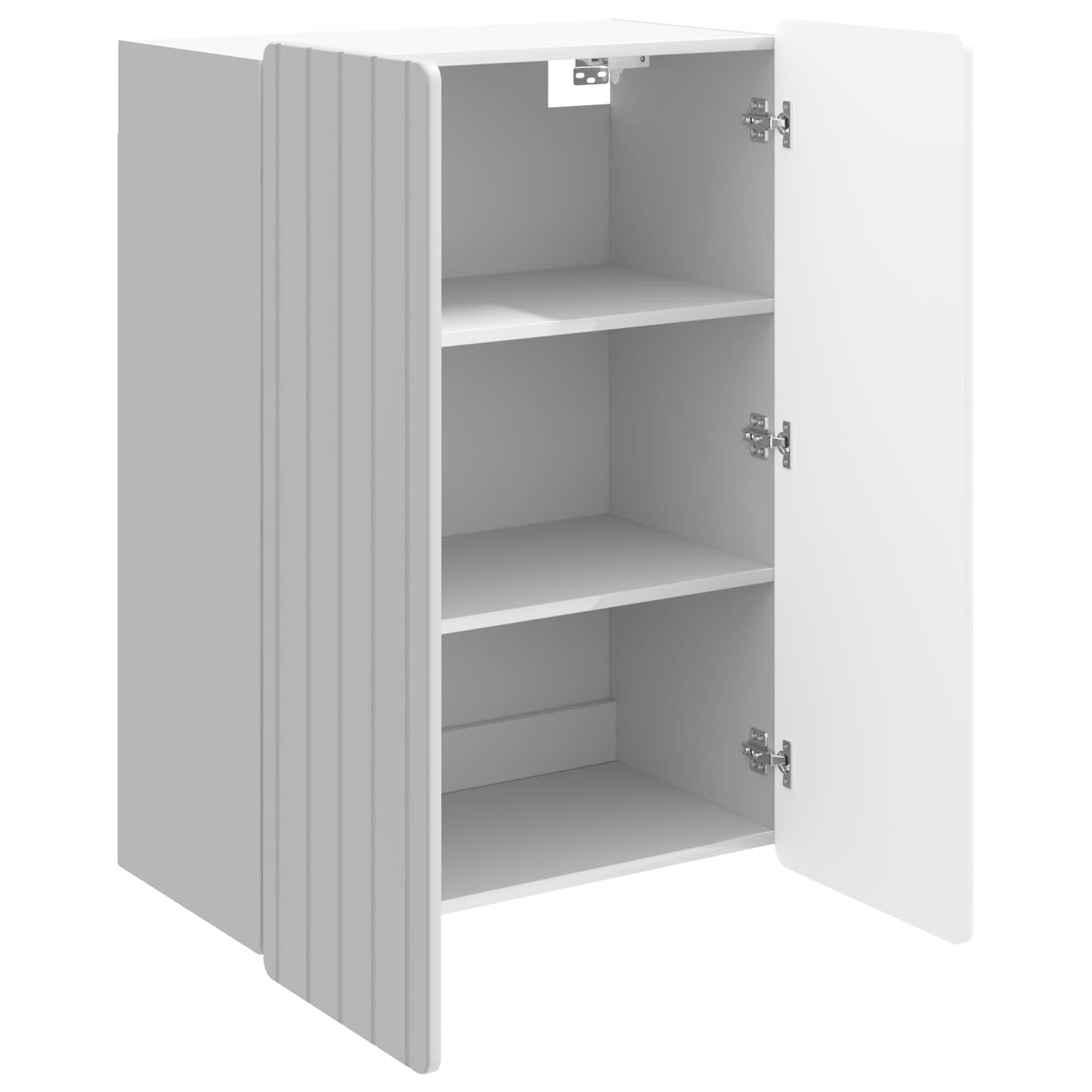 Wall-Mounted Cabinet High Gloss White 66 x 34.5 x 92 cm