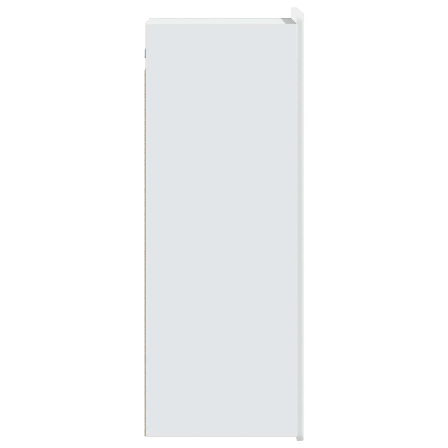 Wall-Mounted Cabinet White 33 x 34.5 x 94 cm Engineered Wood