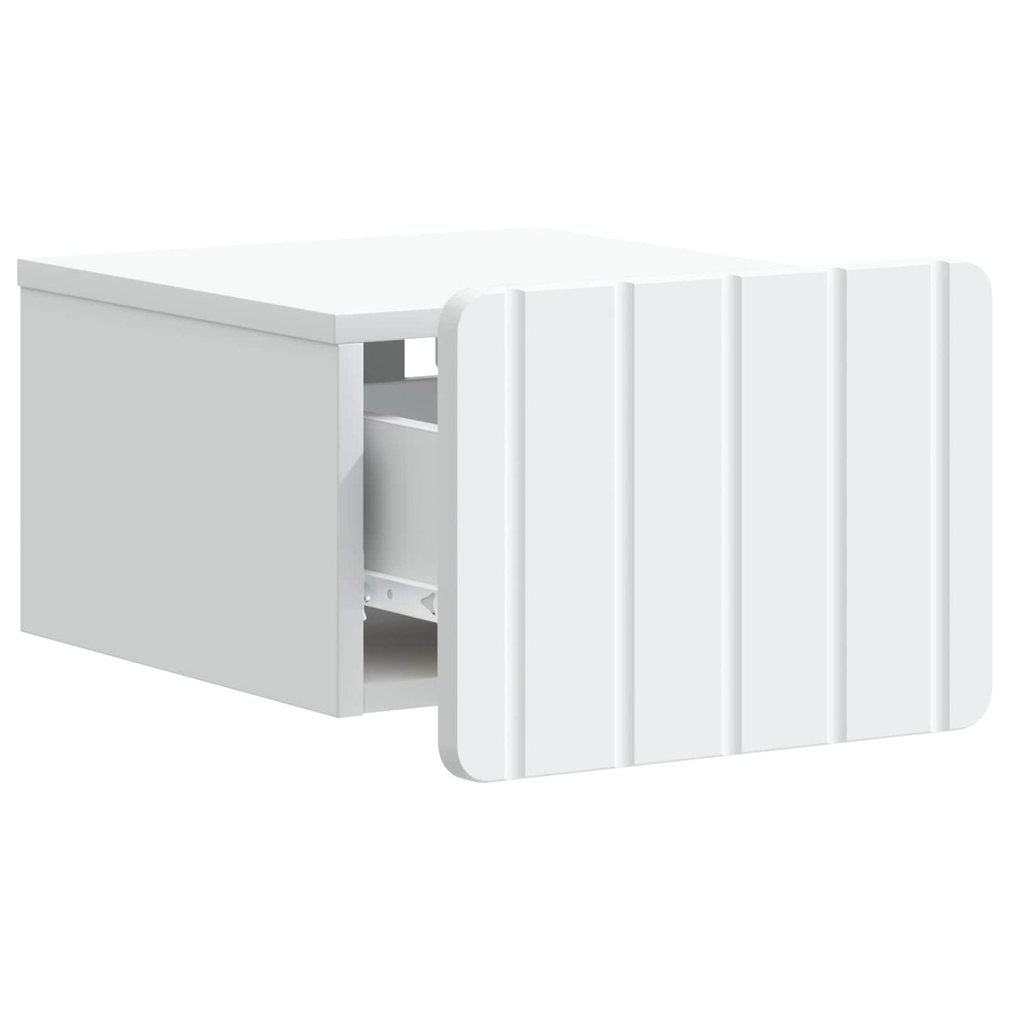 Wall-Mounted Bedside Cabinet 2 pcs White 33 x 34.5 x 24 cm