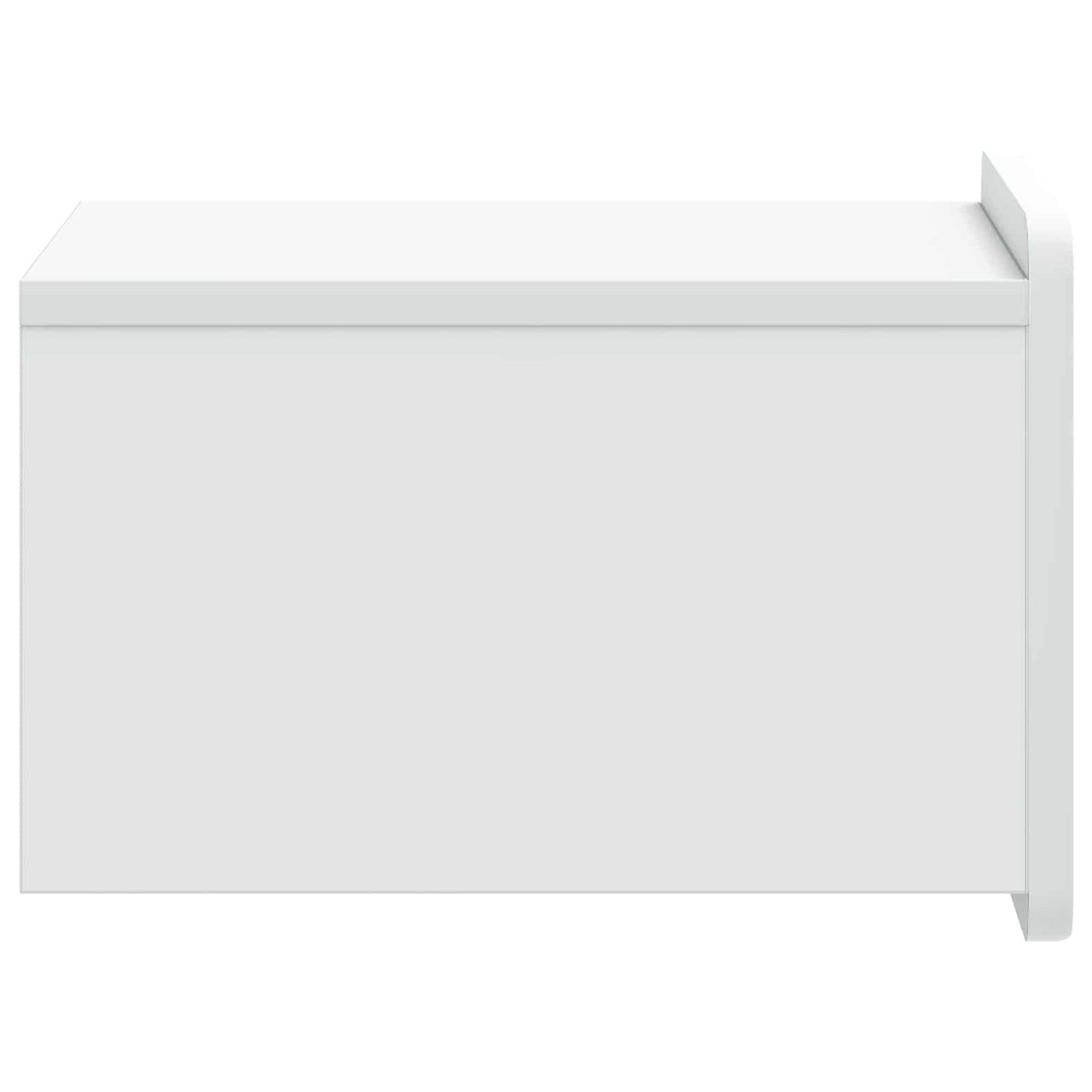 Wall-Mounted Bedside Cabinet 2 pcs White 33 x 34.5 x 24 cm