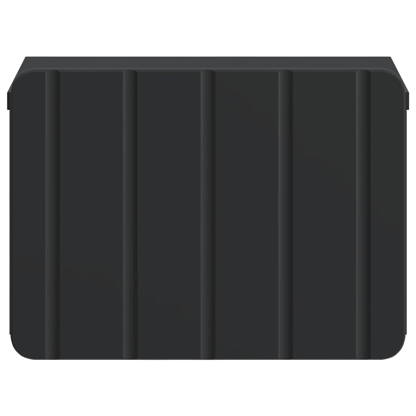 Wall-Mounted Bedside Cabinet Black 33 x 34.5 x 24 cm