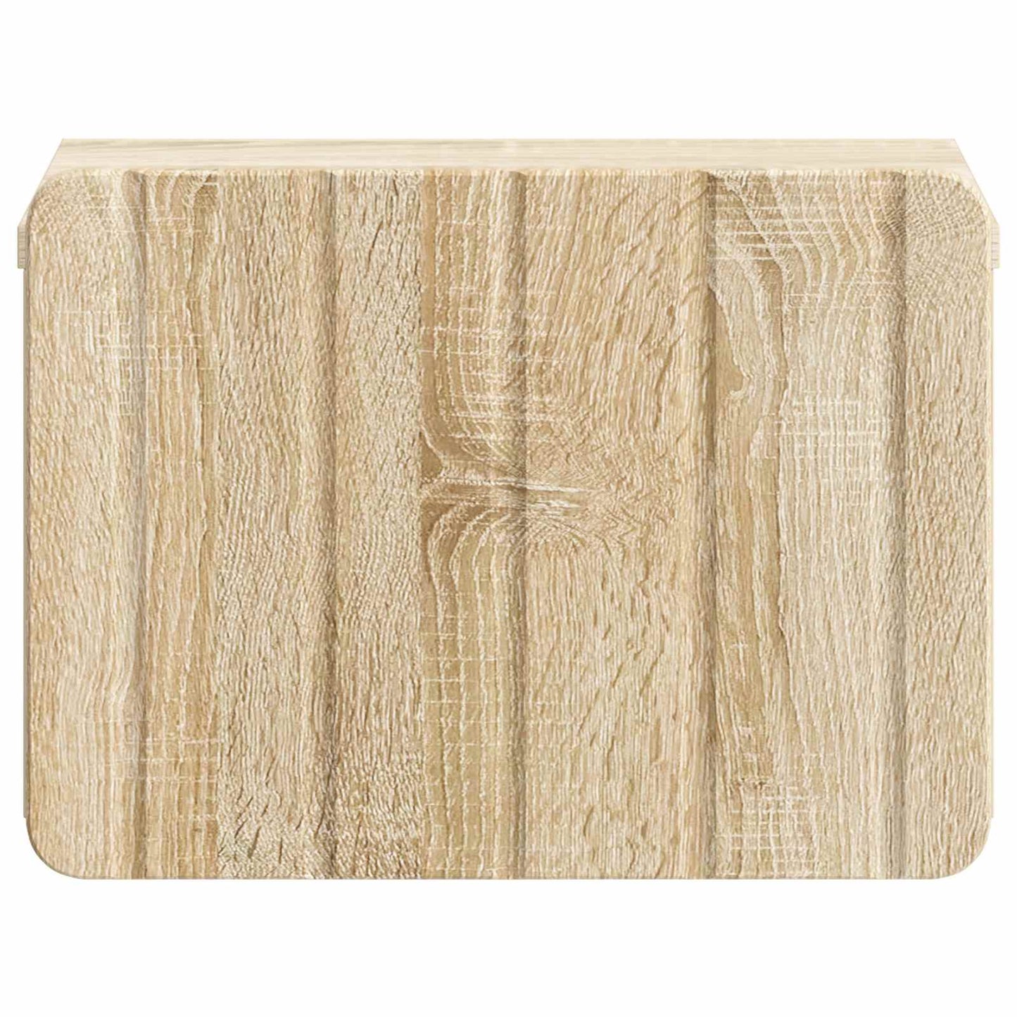 Wall-Mounted Bedside Cabinet Sonoma Oak 33 x 34.5 x 24 cm