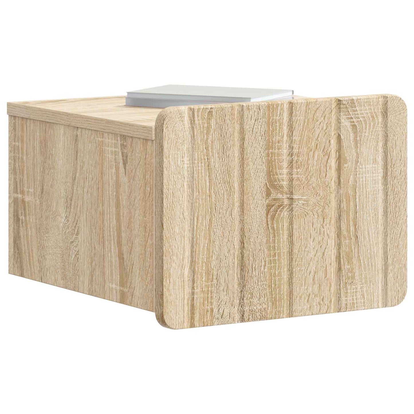 Wall-Mounted Bedside Cabinet Sonoma Oak 33 x 34.5 x 24 cm