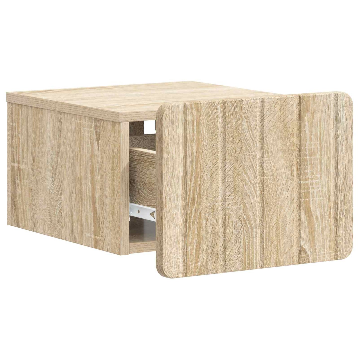 Wall-Mounted Bedside Cabinet 2 pcs Sonoma Oak 33 x 34.5 x 24 cm