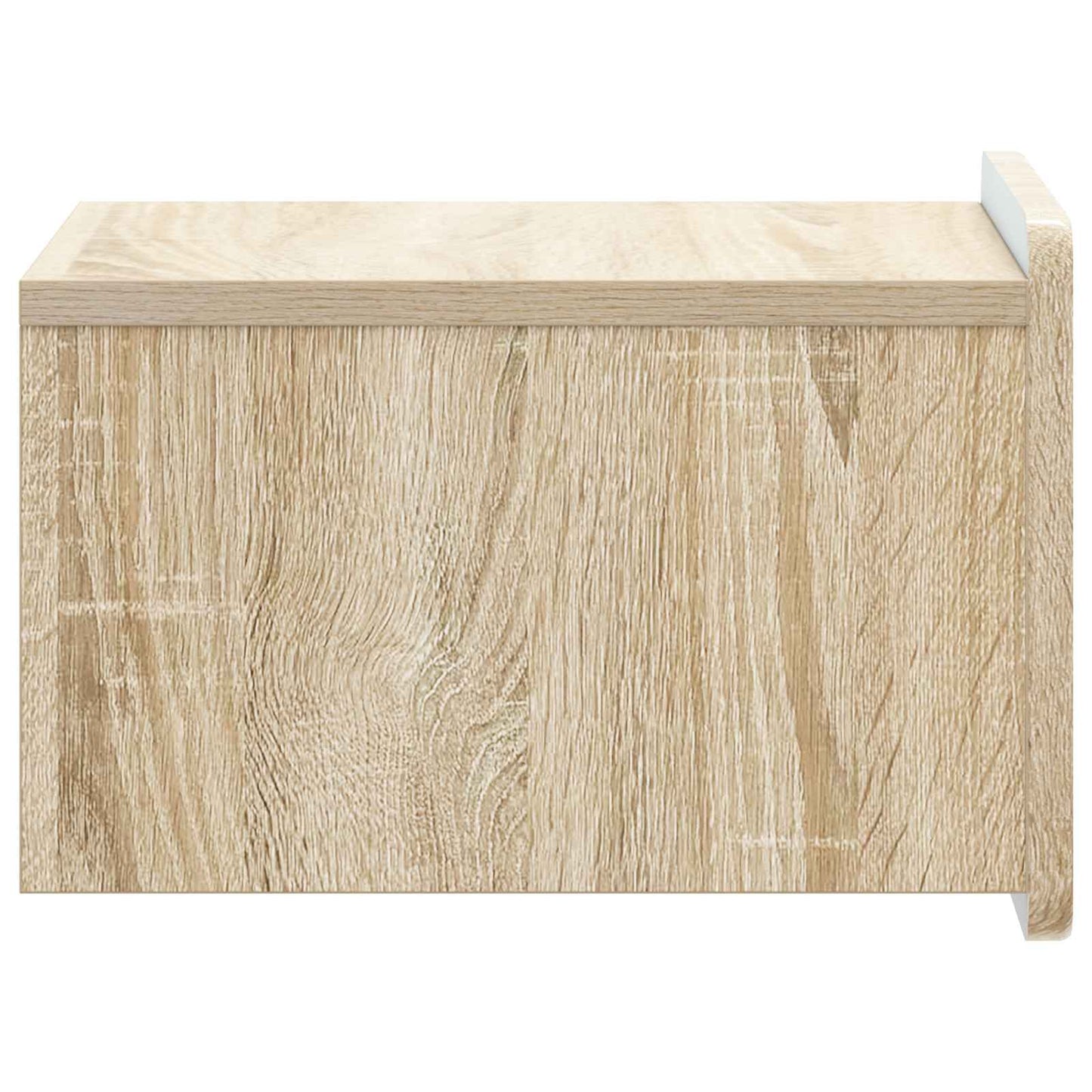 Wall-Mounted Bedside Cabinet 2 pcs Sonoma Oak 33 x 34.5 x 24 cm