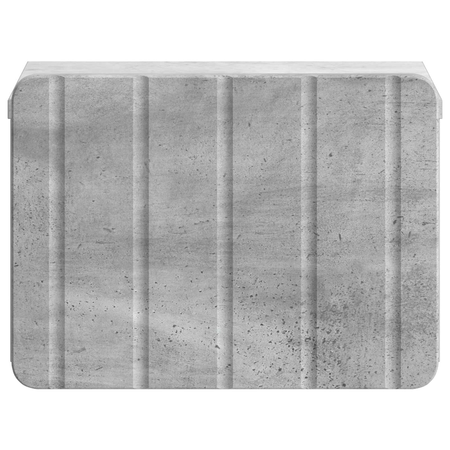 Wall-Mounted Bedside Cabinet Concrete Grey 33 x 34.5 x 24 cm