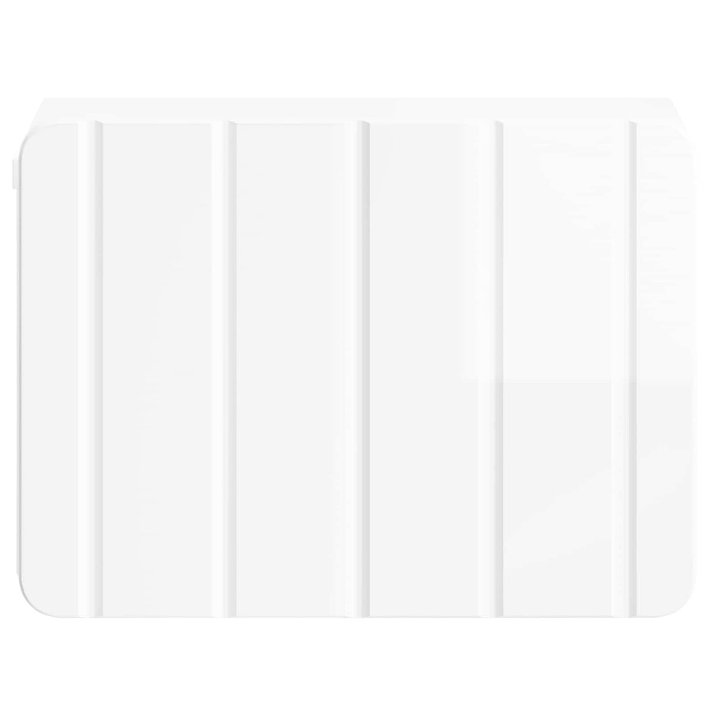 Wall-Mounted Bedside Cabinet High Gloss White 33 x 34.5 x 24 cm