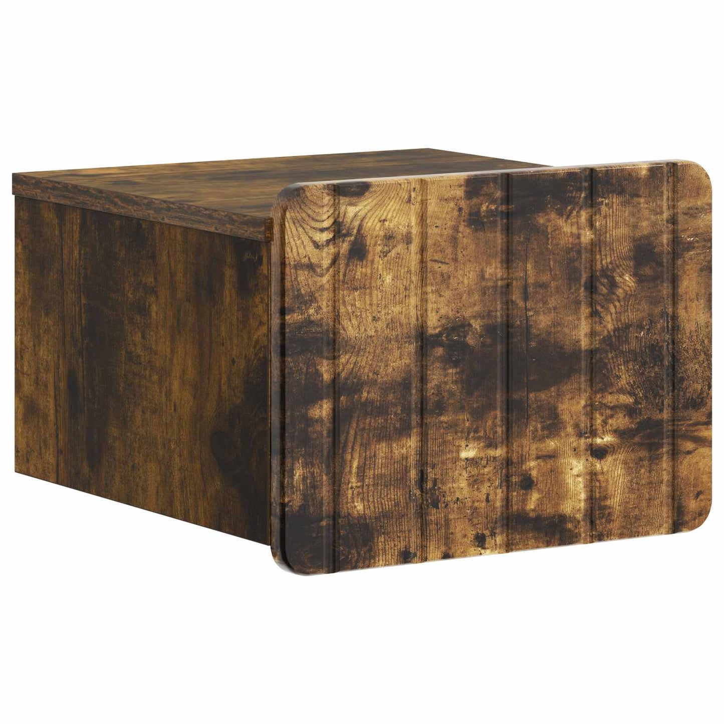 Wall-Mounted Bedside Cabinet Smoked Oak 33 x 34.5 x 24 cm