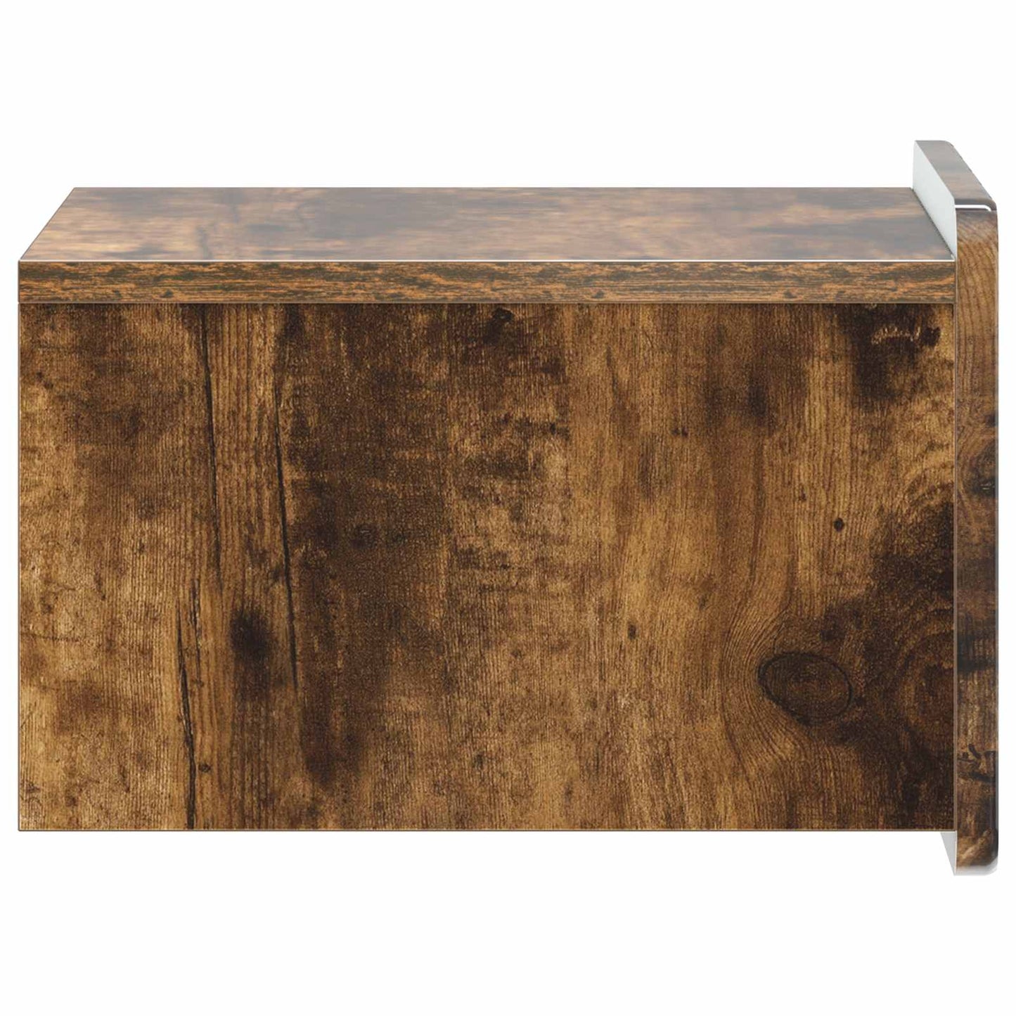 Wall-Mounted Bedside Cabinet Smoked Oak 33 x 34.5 x 24 cm