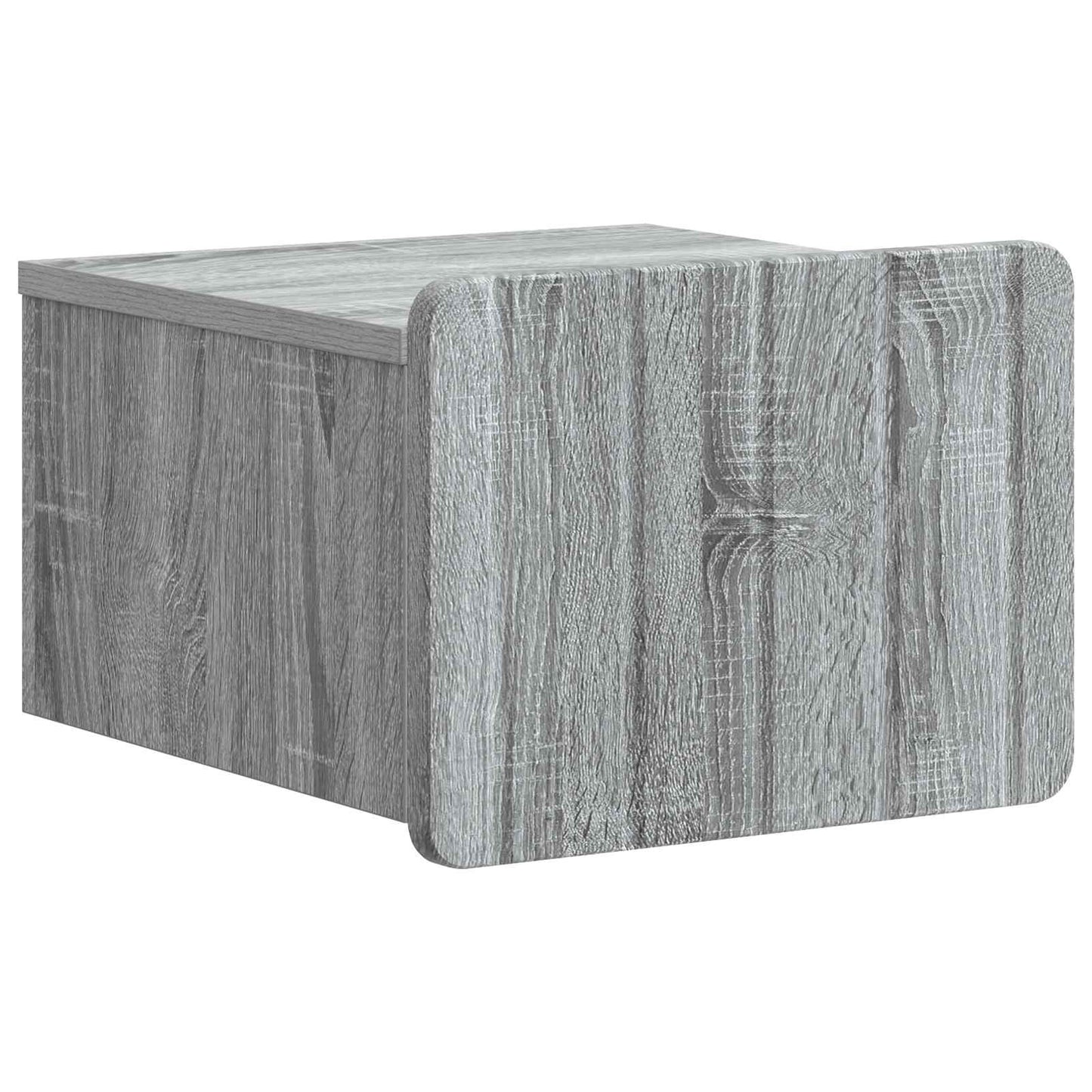 Wall-Mounted Bedside Cabinet Grey Sonoma 33 x 34.5 x 24 cm