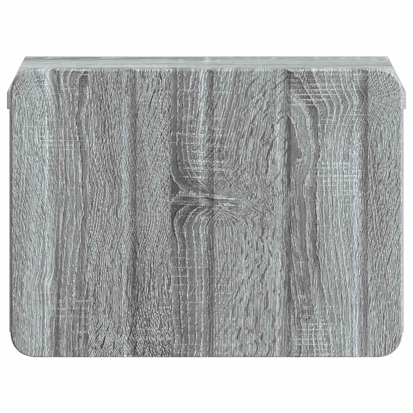 Wall-Mounted Bedside Cabinet Grey Sonoma 33 x 34.5 x 24 cm