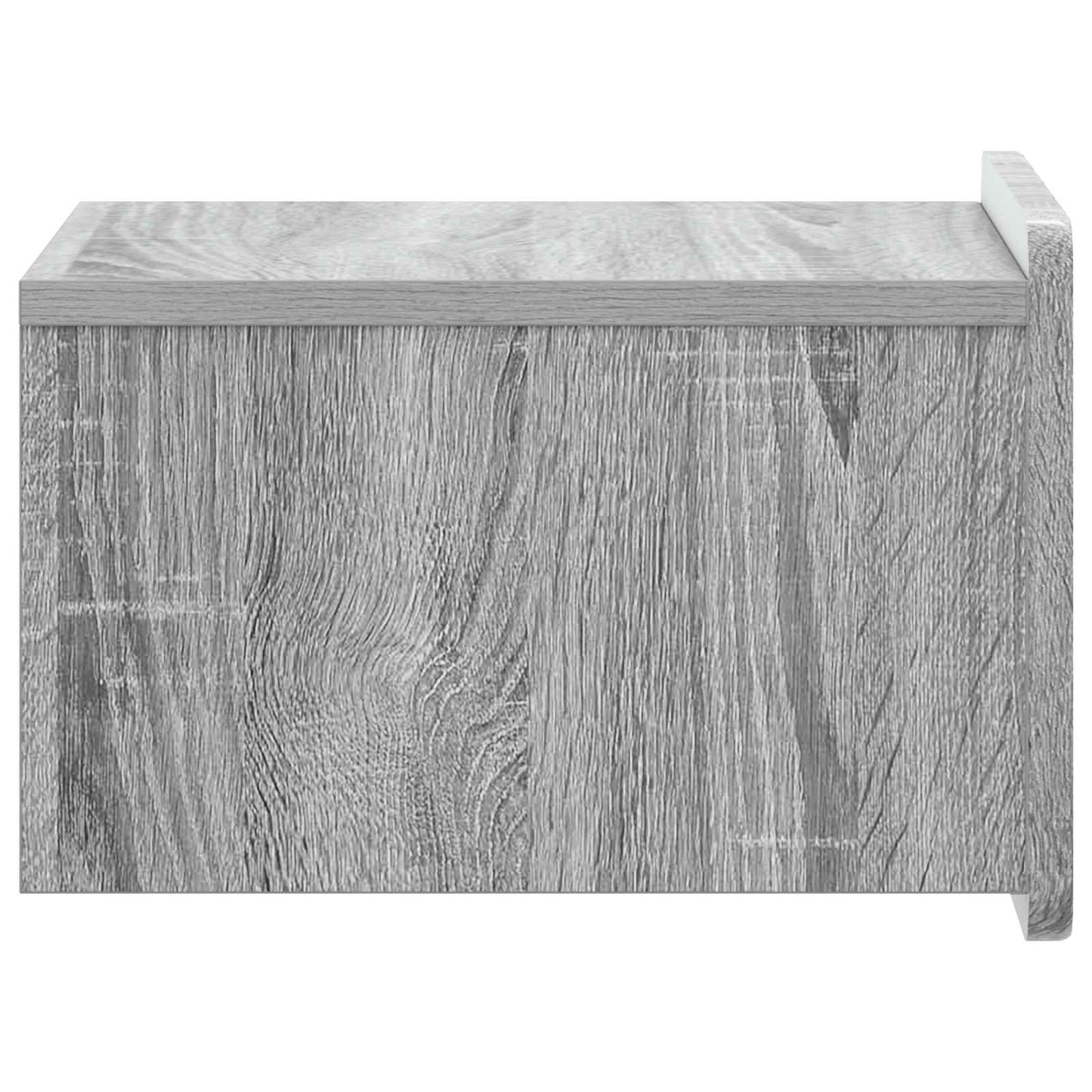 Wall-Mounted Bedside Cabinet Grey Sonoma 33 x 34.5 x 24 cm
