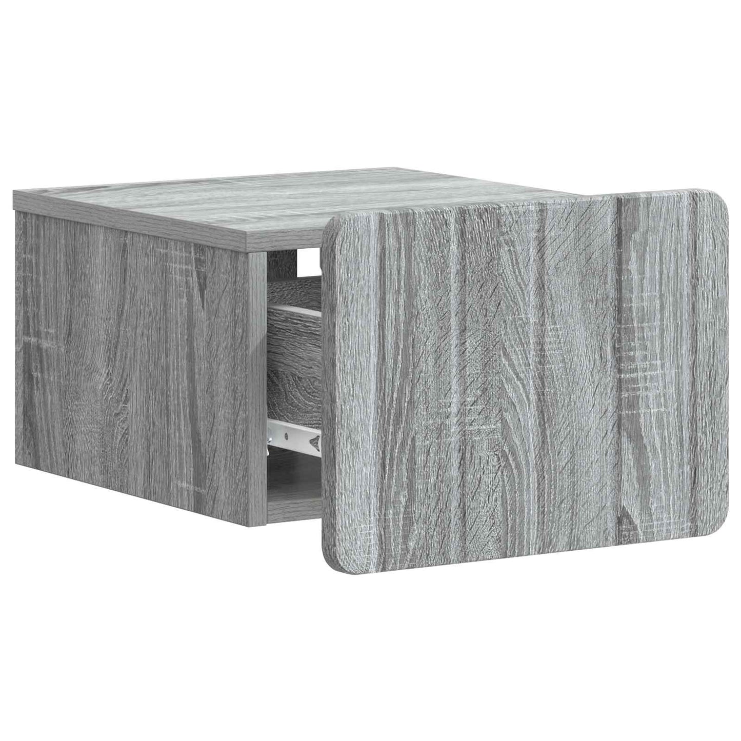 Wall-Mounted Bedside Cabinet 2 pcs Grey Sonoma Engineered Wood