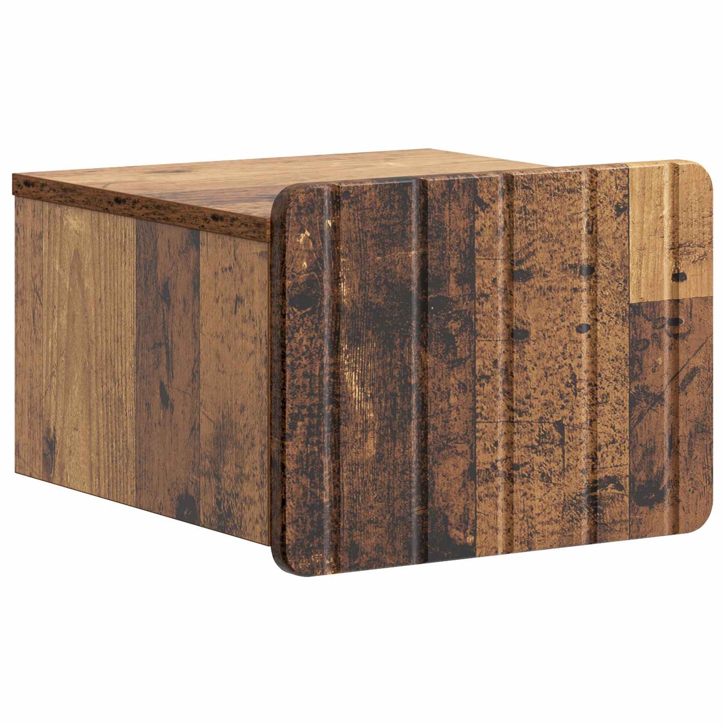 Wall-Mounted Bedside Cabinet 2 pcs Old Wood 33 x 34.5 x 24 cm