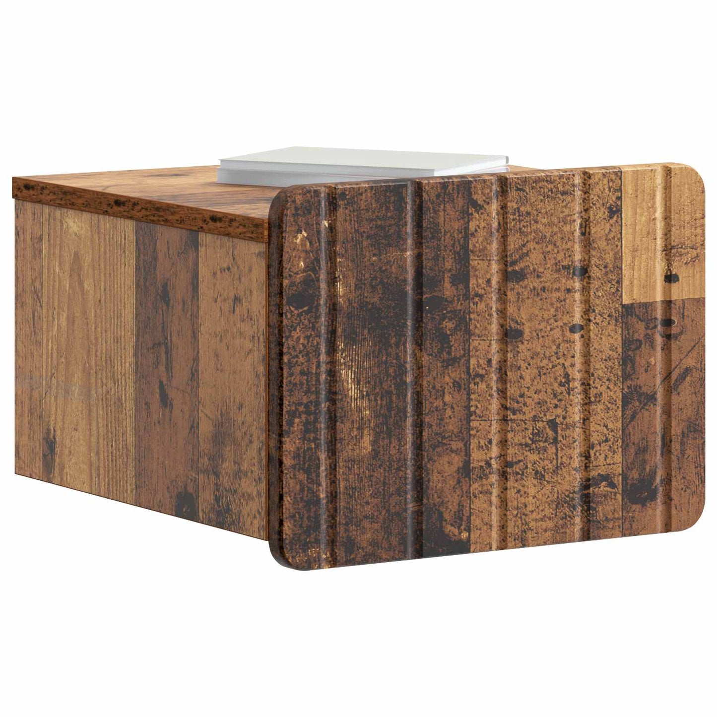 Wall-Mounted Bedside Cabinet 2 pcs Old Wood 33 x 34.5 x 24 cm