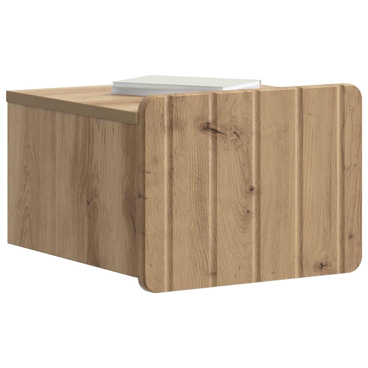 Wall-Mounted Bedside Cabinet 2 pcs Artisan Oak Engineered Wood