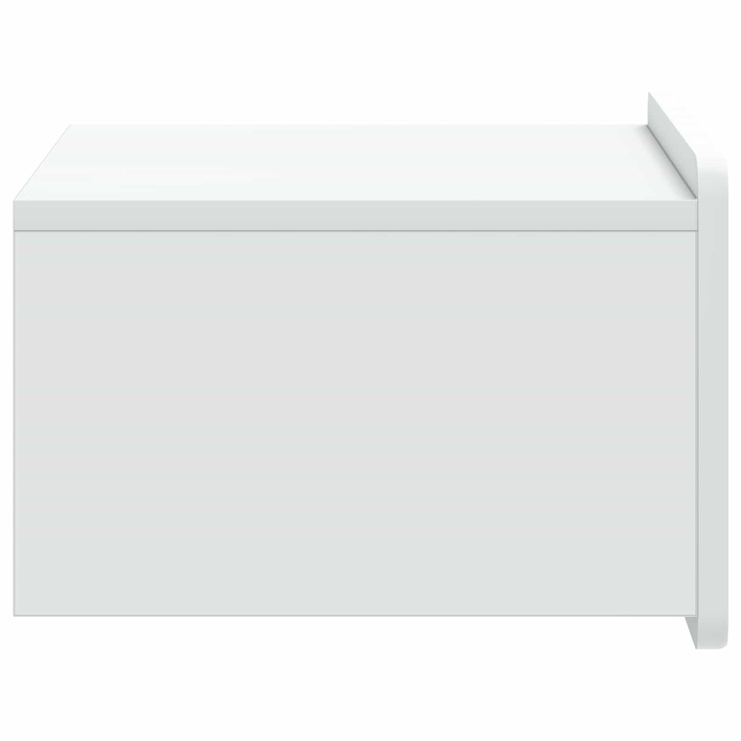 Wall-Mounted Bedside Cabinet White 49 x 34.5 x 24 cm