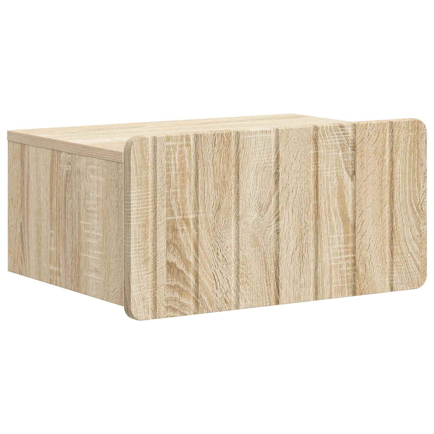 Wall-Mounted Bedside Cabinet Sonoma Oak 49 x 34.5 x 24 cm