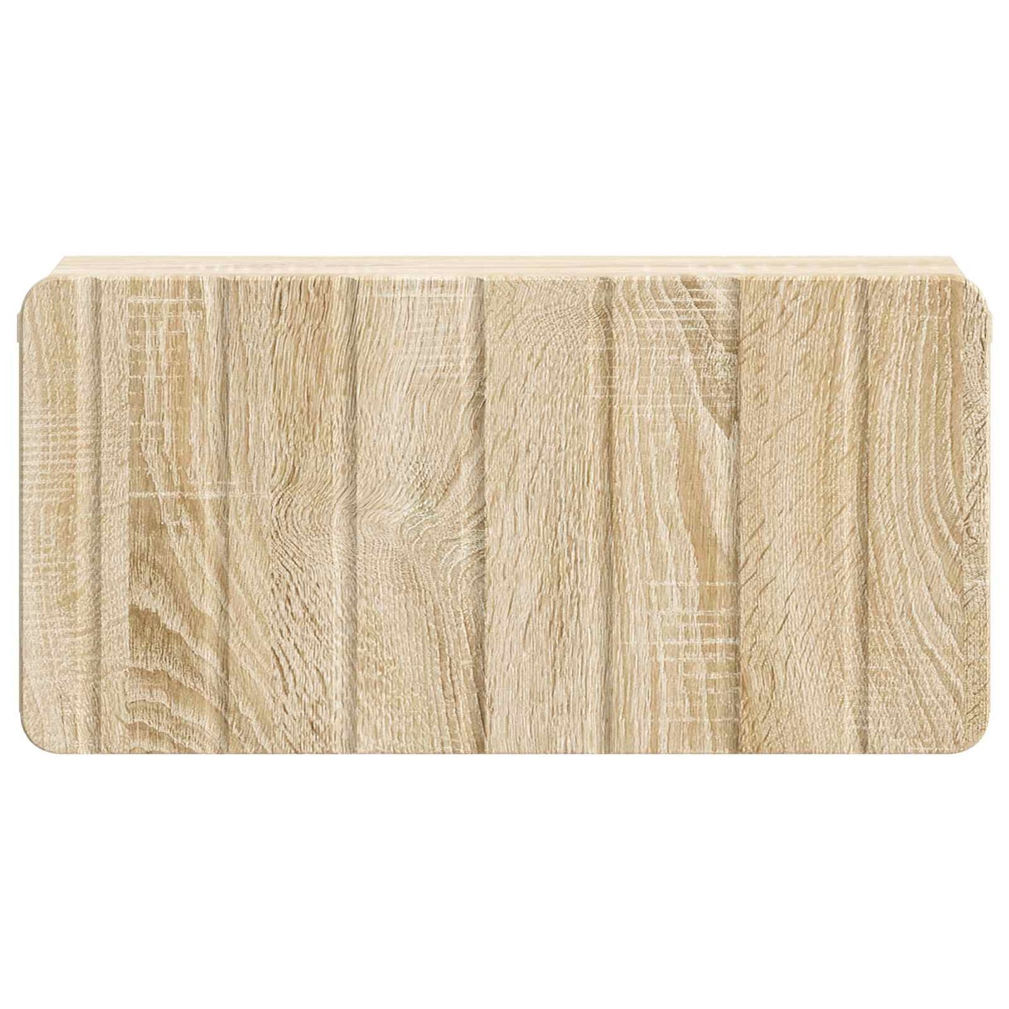 Wall-Mounted Bedside Cabinet Sonoma Oak 49 x 34.5 x 24 cm