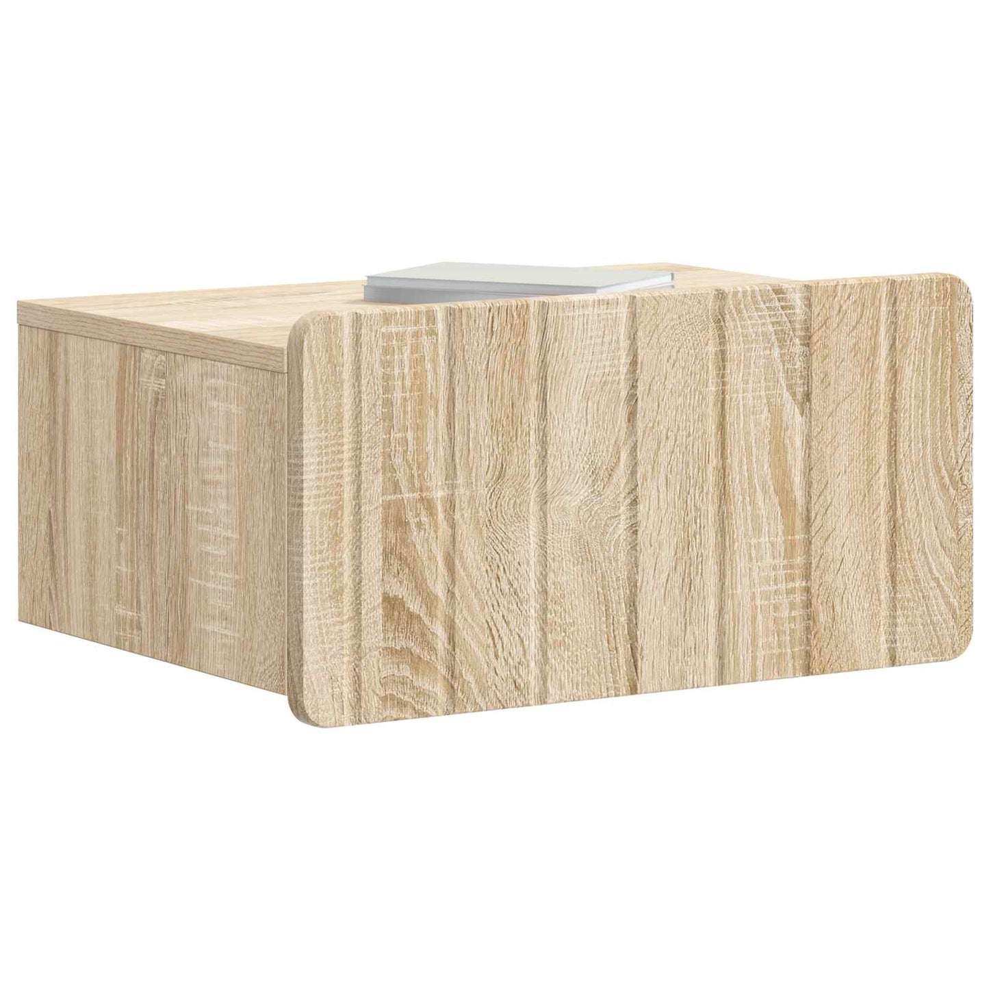 Wall-Mounted Bedside Cabinet Sonoma Oak 49 x 34.5 x 24 cm