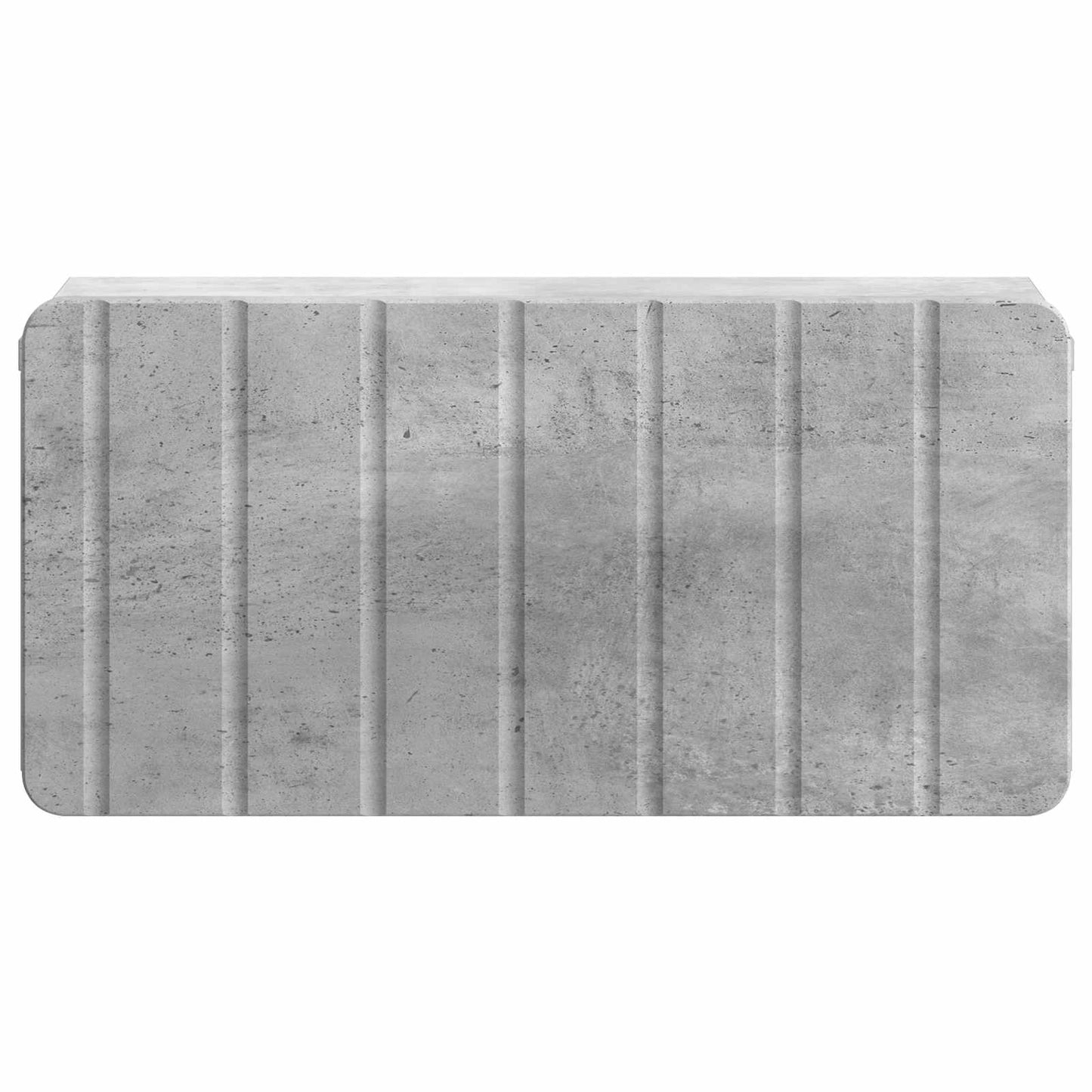 Wall-Mounted Bedside Cabinet 2 pcs Concrete Grey