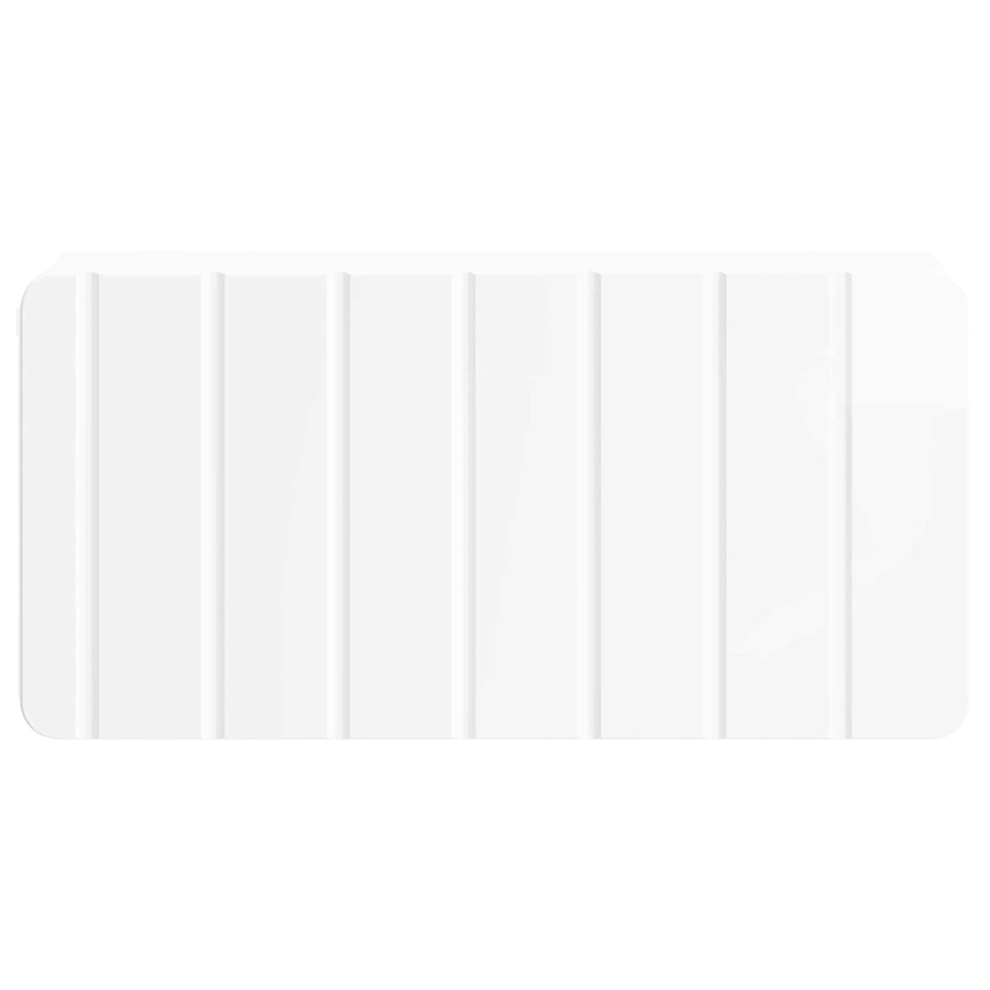 Wall-Mounted Bedside Cabinet with Drawer 2 pcs High Gloss White