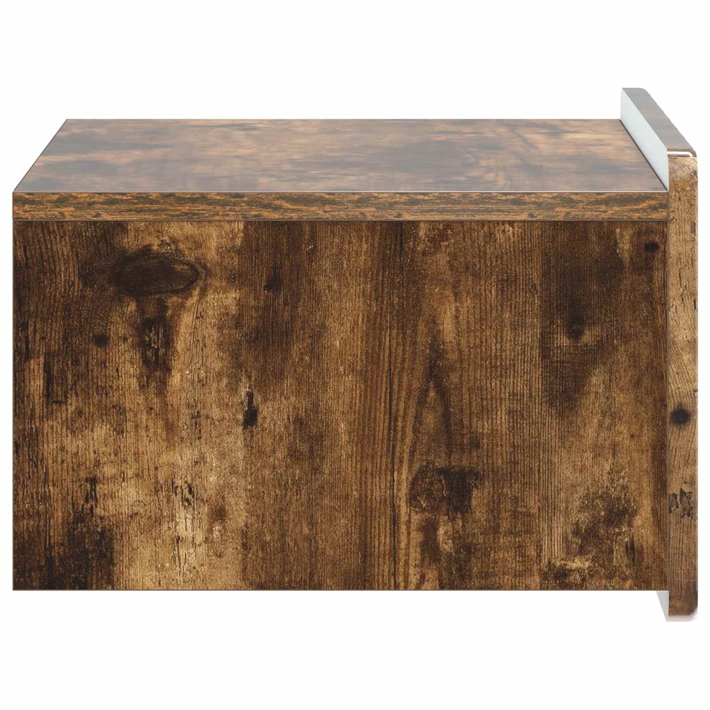 Wall-Mounted Bedside Cabinet 2 pcs Smoked Oak 49 x 34.5 x 24 cm