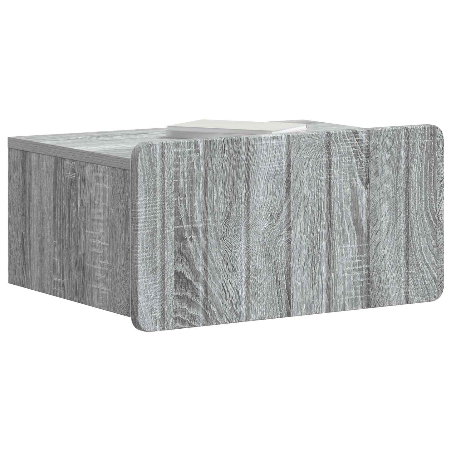 Wall-Mounted Bedside Cabinet Grey Sonoma 49 x 34.5 x 24 cm