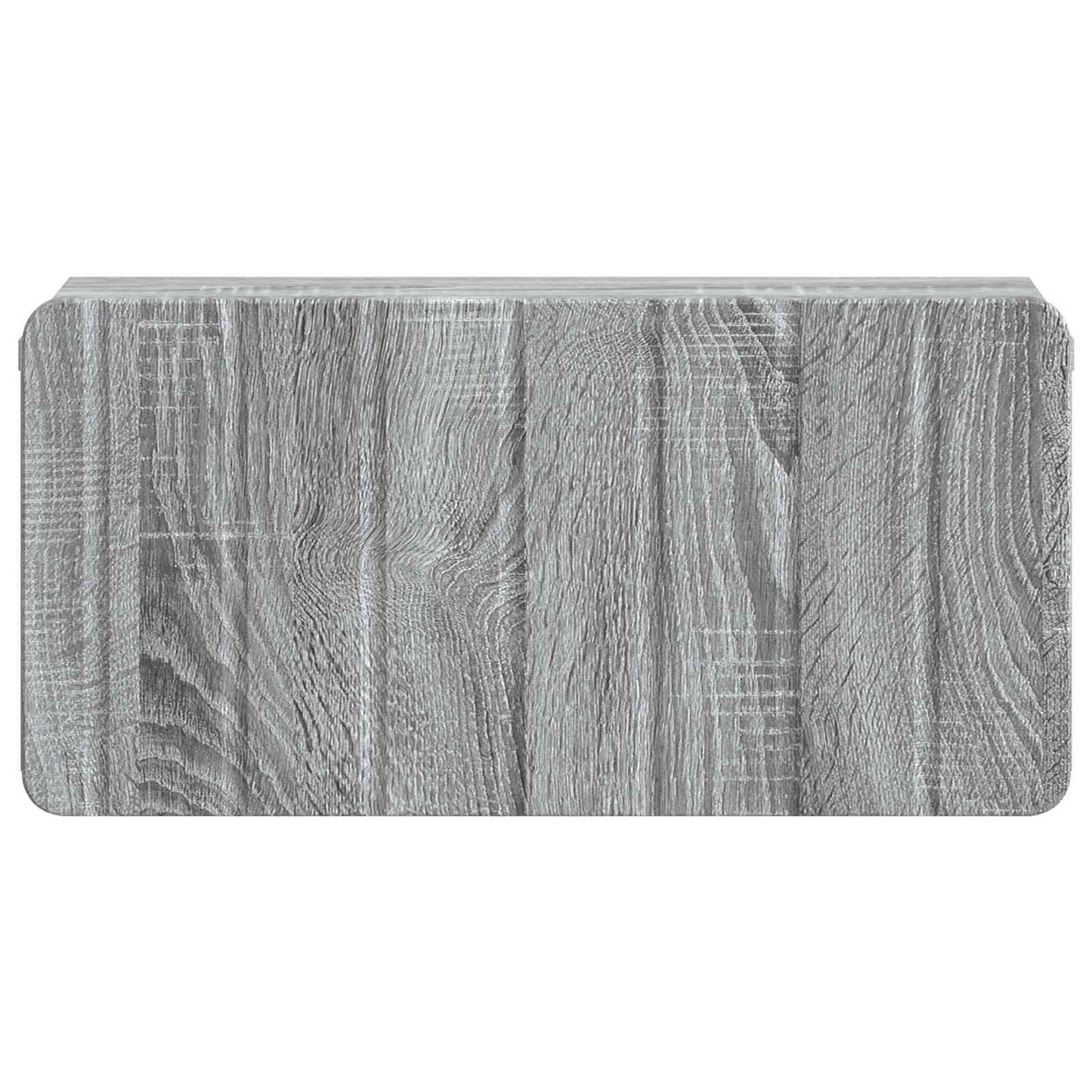Wall-Mounted Bedside Cabinet 2 pcs Grey Sonoma Engineered Wood