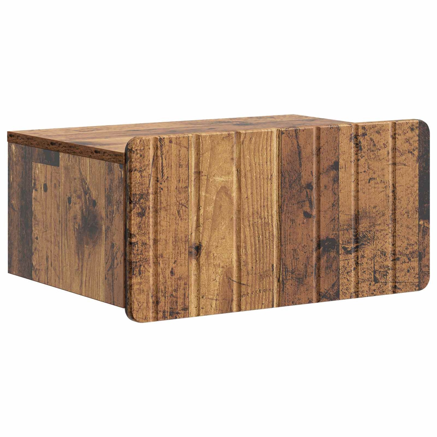 Wall-Mounted Bedside Cabinet 2 pcs Old Wood 49 x 34.5 x 24 cm