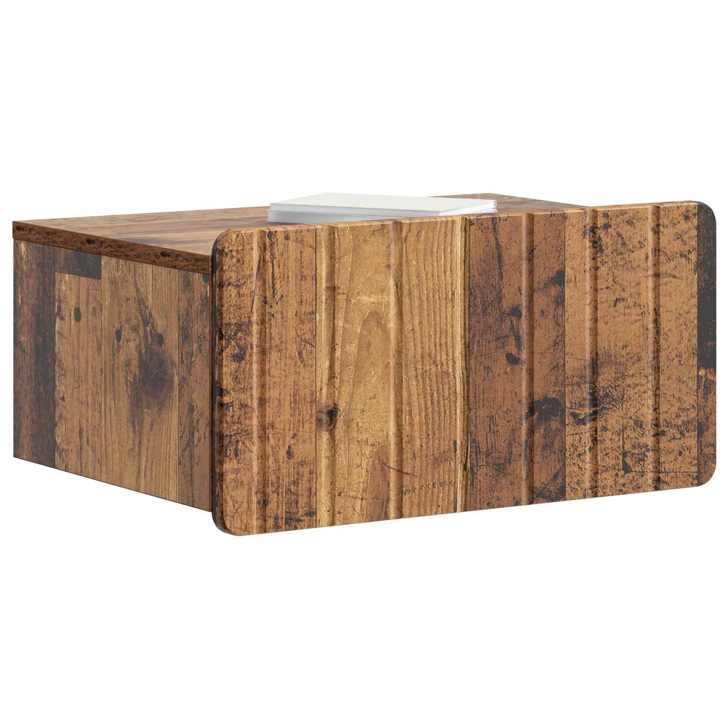 Wall-Mounted Bedside Cabinet 2 pcs Old Wood 49 x 34.5 x 24 cm