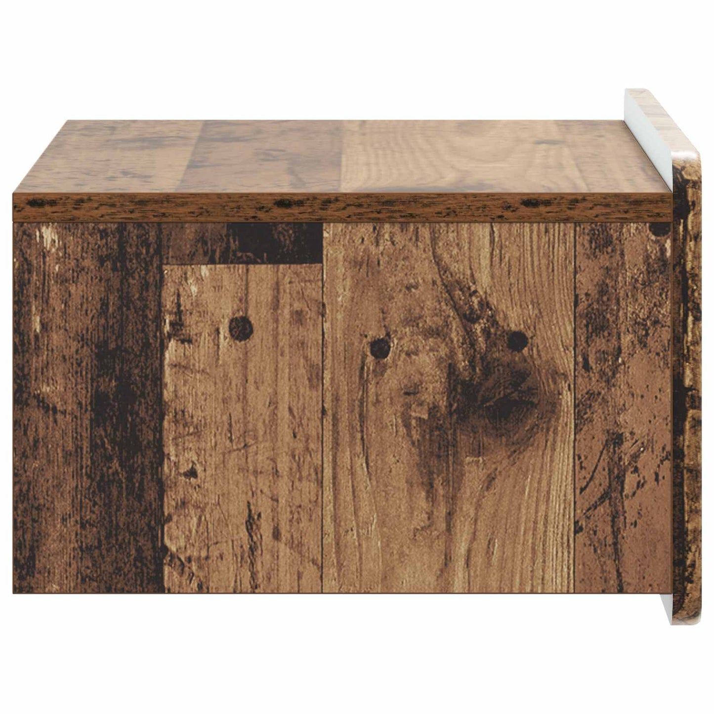 Wall-Mounted Bedside Cabinet 2 pcs Old Wood 49 x 34.5 x 24 cm