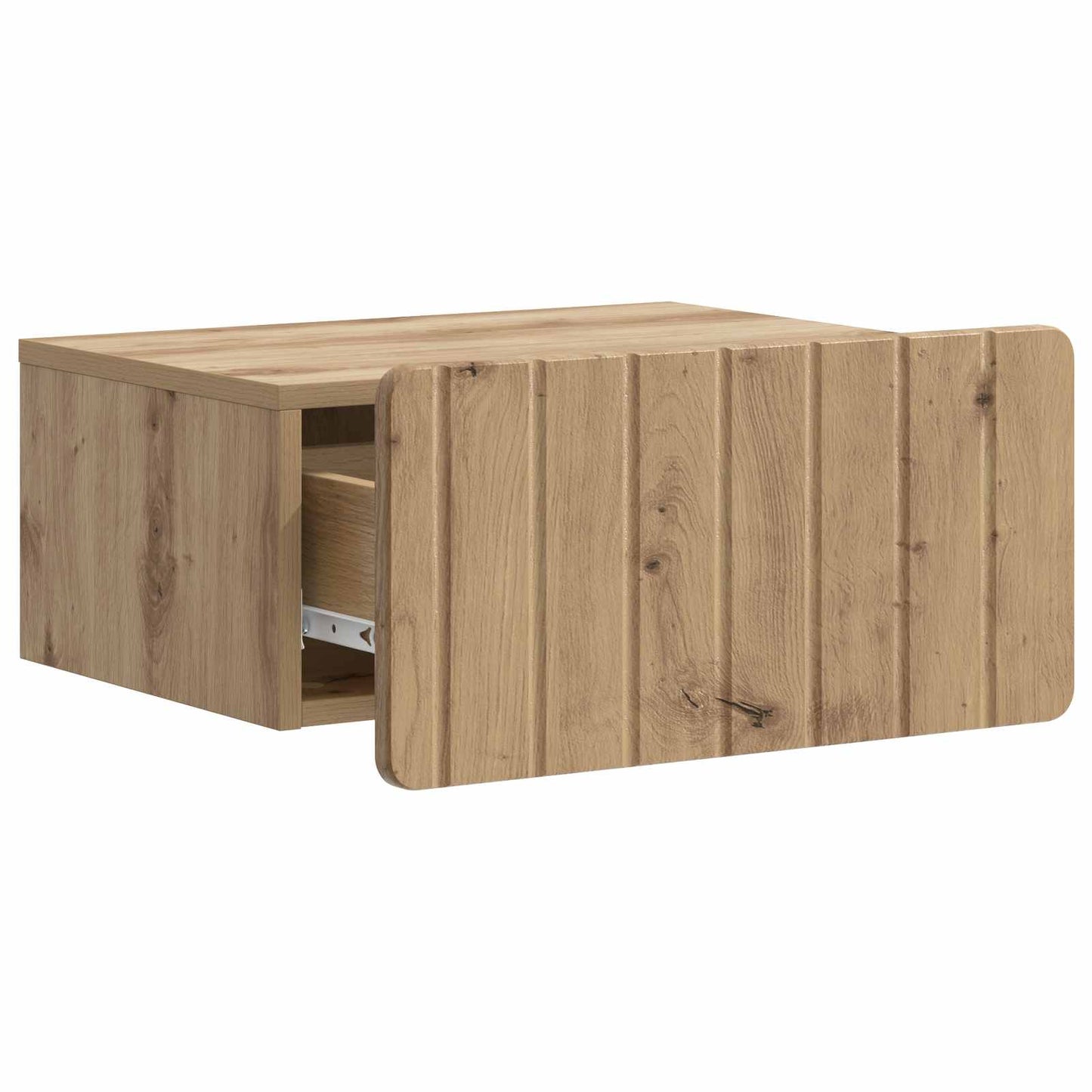 Wall-Mounted Bedside Cabinet 2 pcs Artisan Oak Engineered Wood
