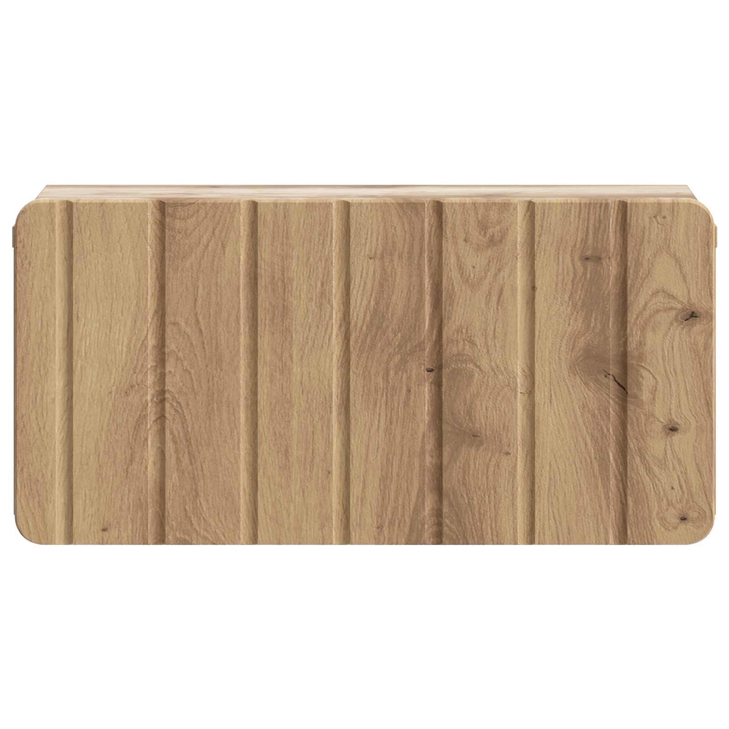 Wall-Mounted Bedside Cabinet 2 pcs Artisan Oak Engineered Wood