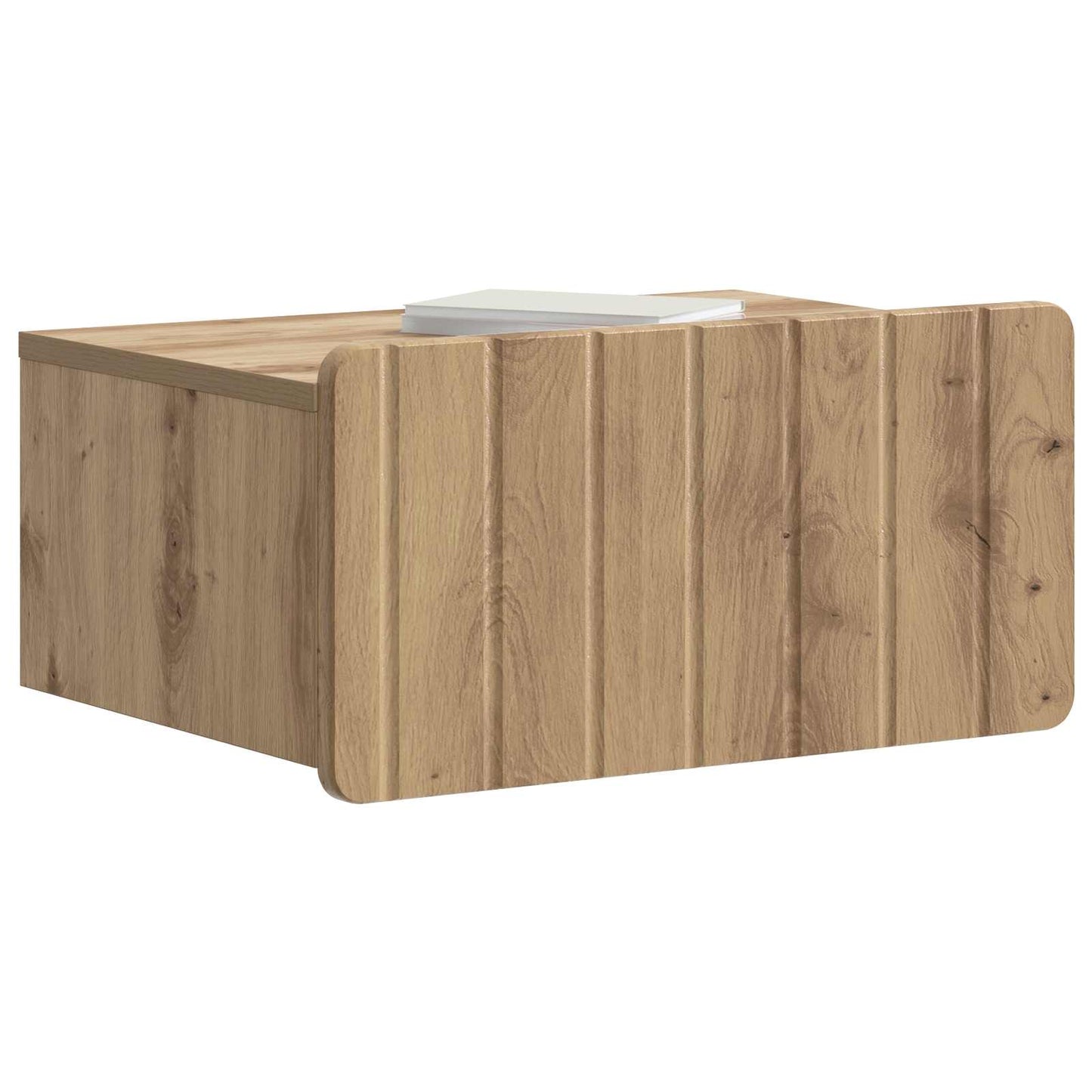 Wall-Mounted Bedside Cabinet 2 pcs Artisan Oak Engineered Wood