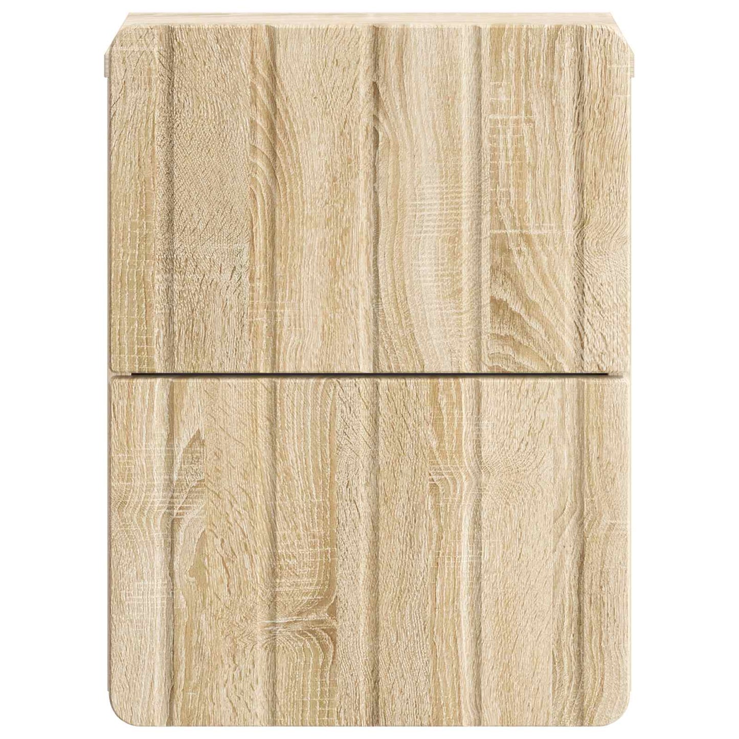 Wall-Mounted Bedside Cabinet Sonoma Oak 33 x 34.5 x 43 cm