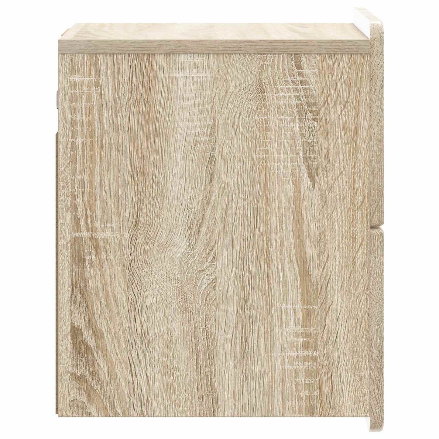 Wall-Mounted Bedside Cabinet 2 pcs Sonoma Oak 33 x 34.5 x 43 cm