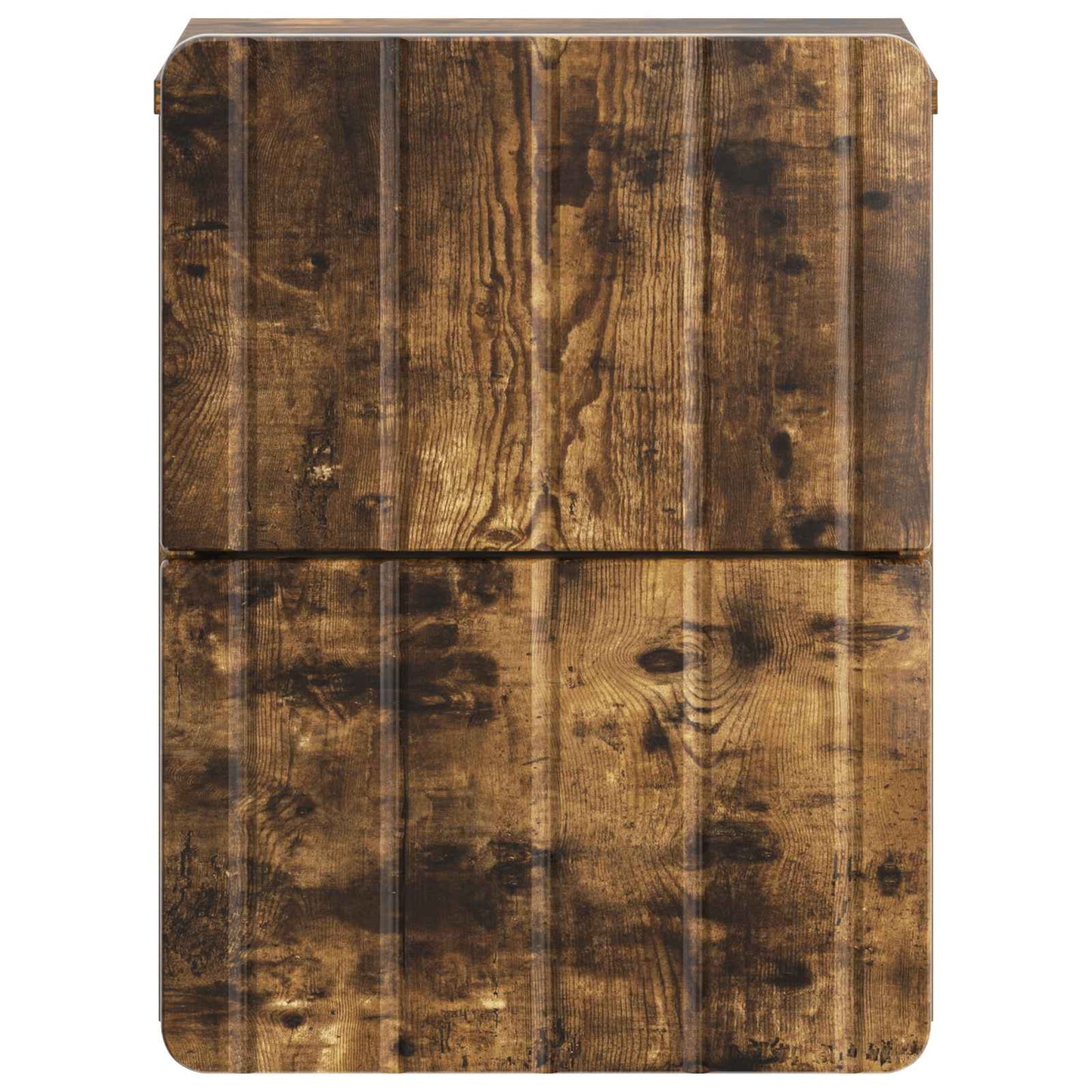 Wall-Mounted Bedside Cabinet Smoked Oak 33 x 34.5 x 43 cm
