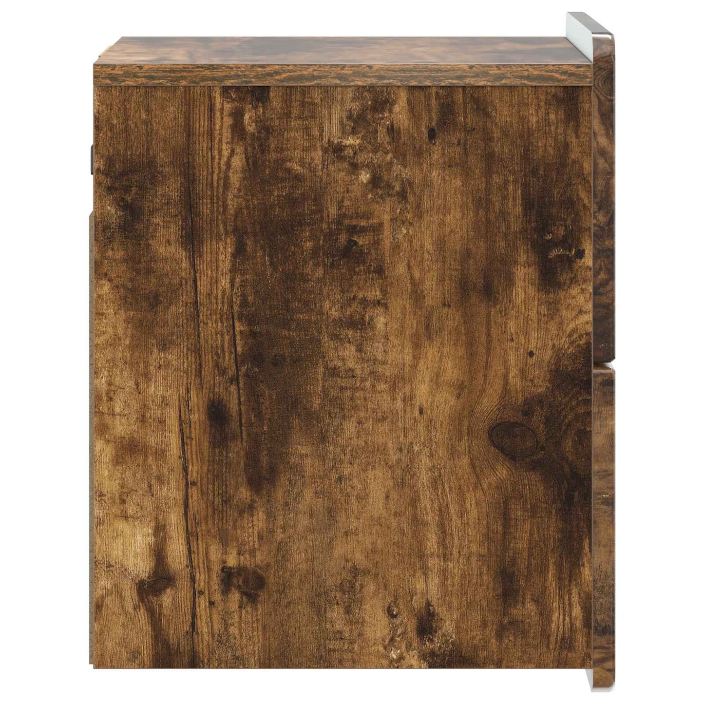 Wall-Mounted Bedside Cabinet Smoked Oak 33 x 34.5 x 43 cm