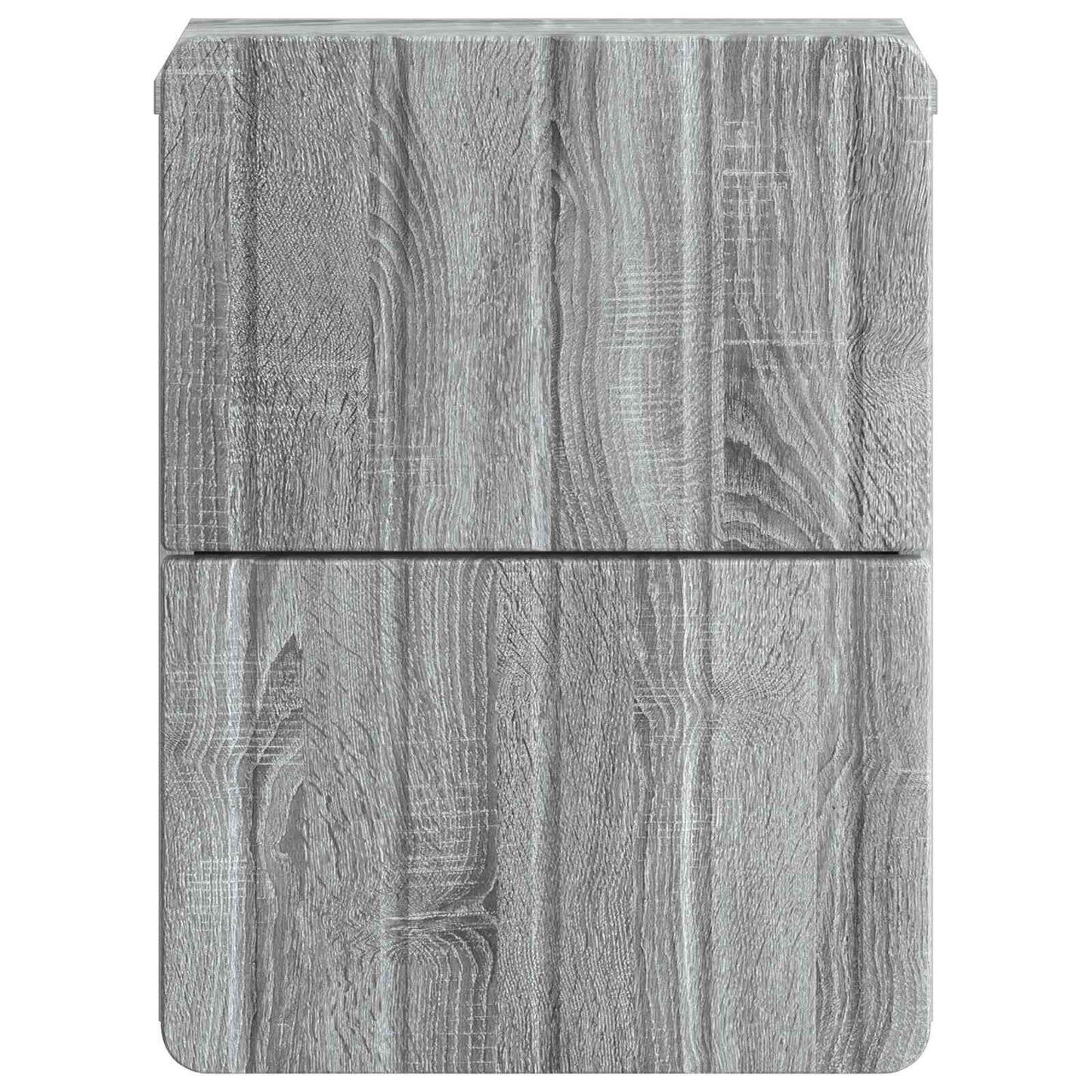 Wall-Mounted Bedside Cabinet Grey Sonoma 33 x 34.5 x 43 cm