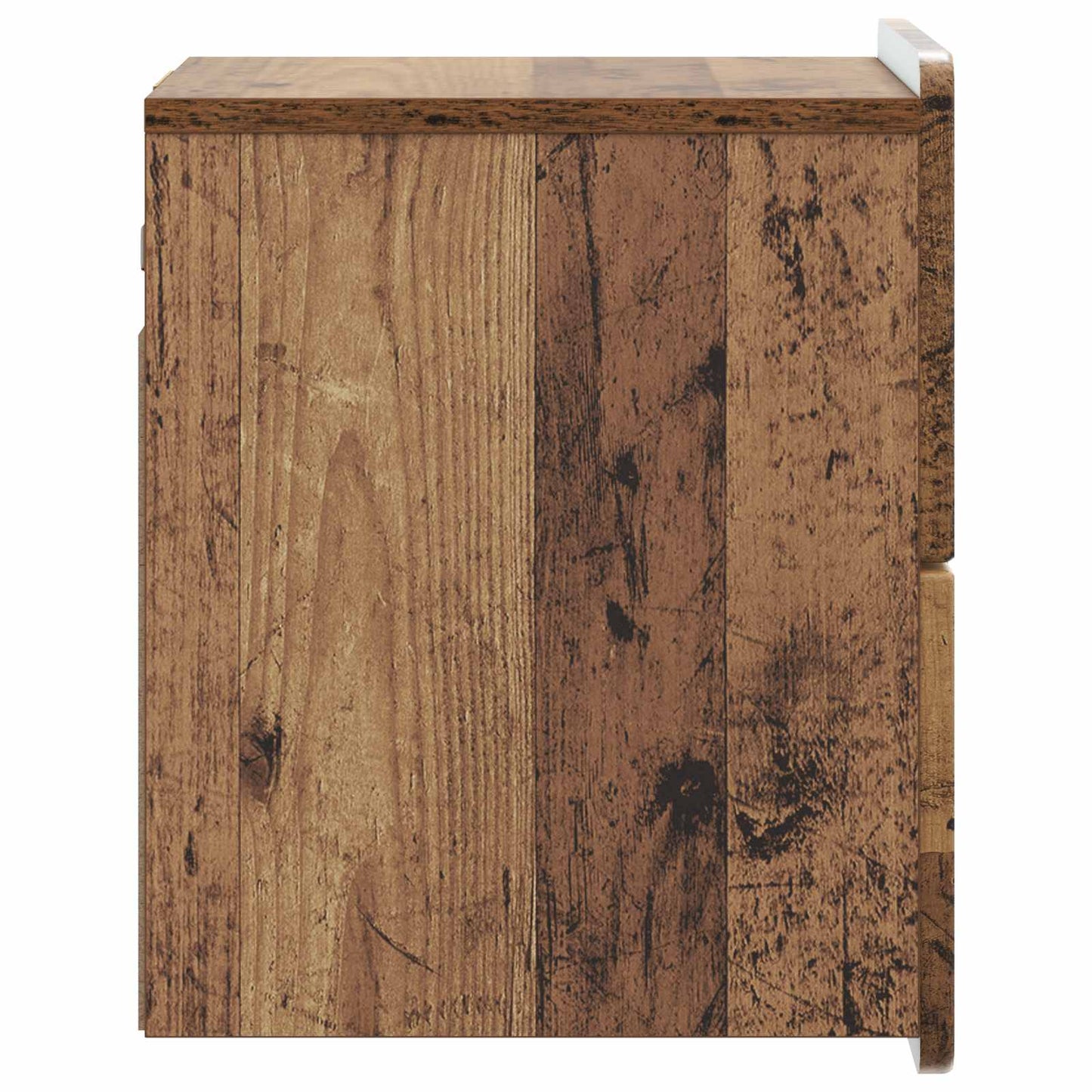 Wall-Mounted Bedside Cabinet 2 pcs Old Wood 33 x 34.5 x 43 cm