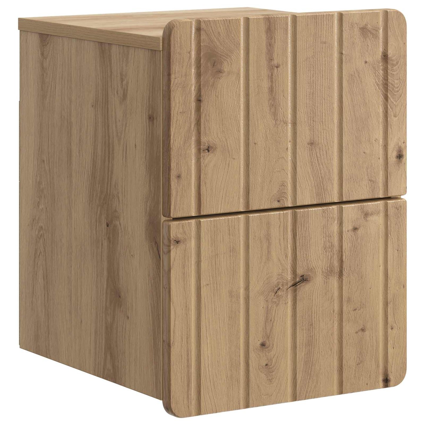 Wall-Mounted Bedside Cabinet 2 pcs Artisan Oak Engineered Wood