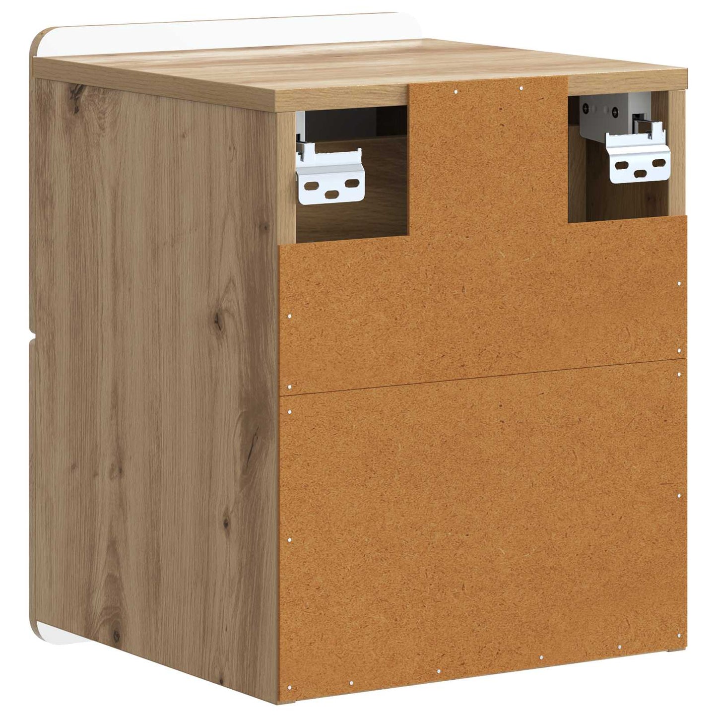 Wall-Mounted Bedside Cabinet 2 pcs Artisan Oak Engineered Wood