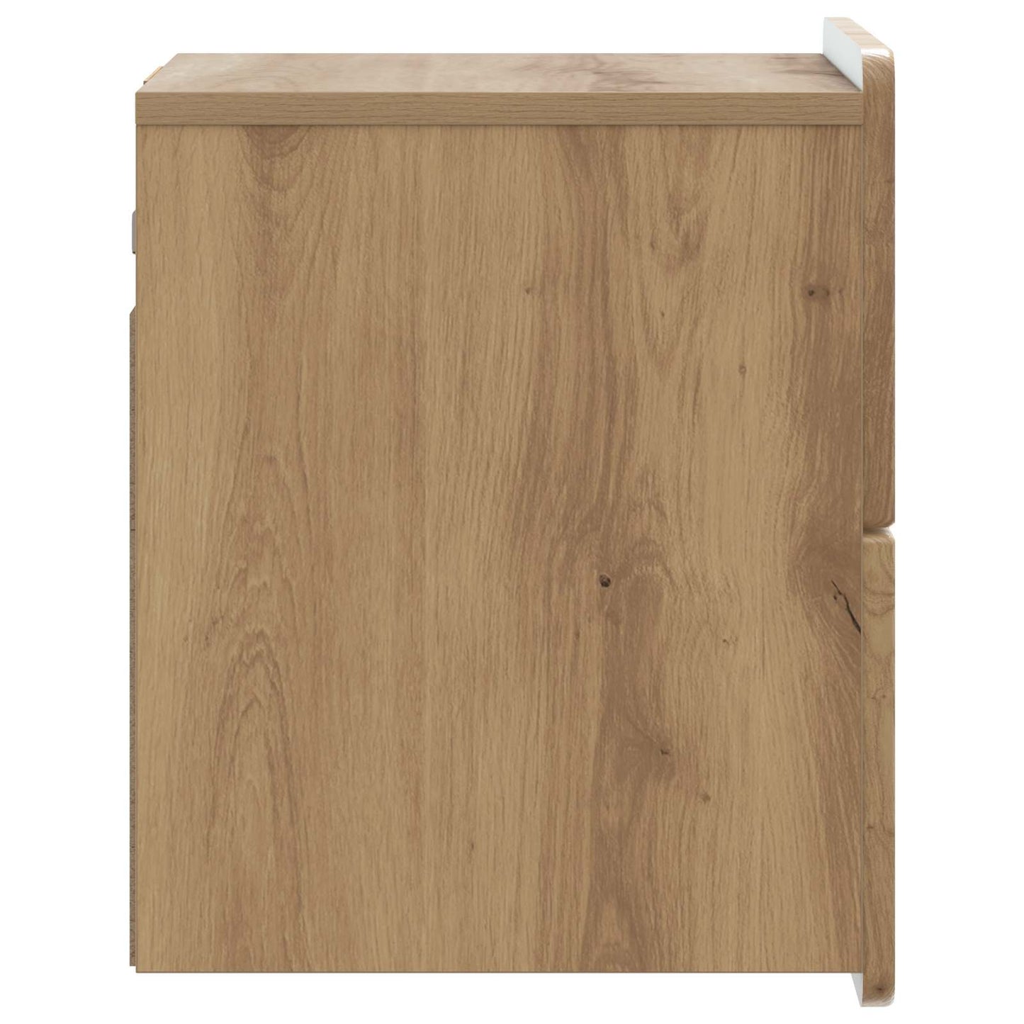 Wall-Mounted Bedside Cabinet 2 pcs Artisan Oak Engineered Wood